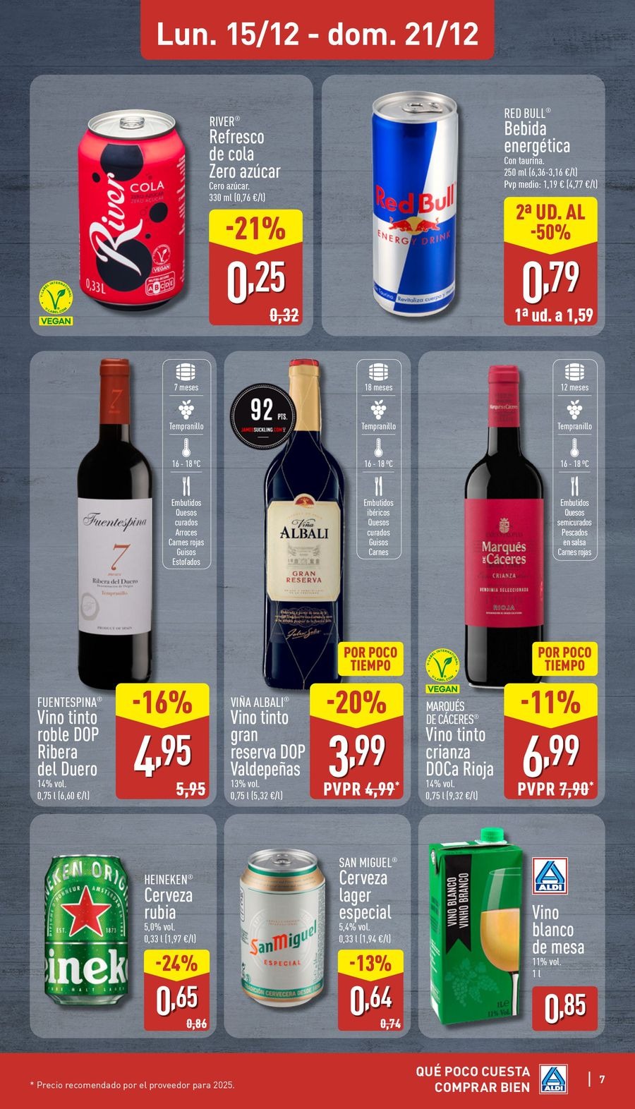 ALDI Spain Offers from 15 to 21 December 2025 New items at low prices