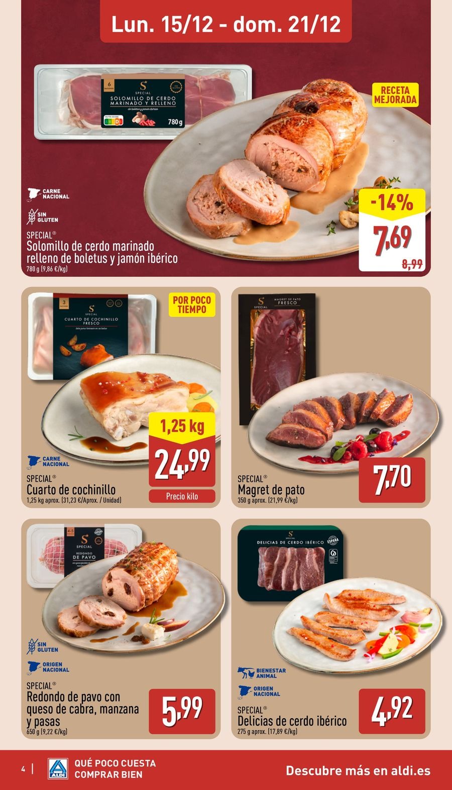 ALDI Spain Offers from 15 to 21 December 2025 New items at low prices