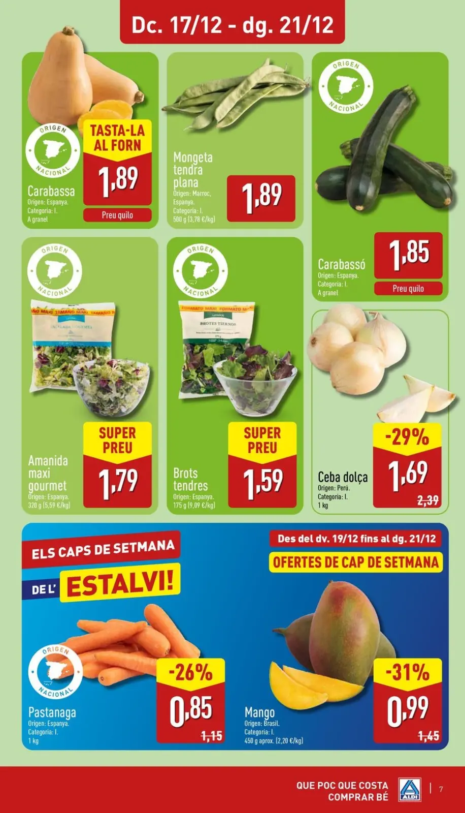 Page 7 dans NOUVELLES OFFRES DE MAGASIN à Barcelona chez ALDI Espagne