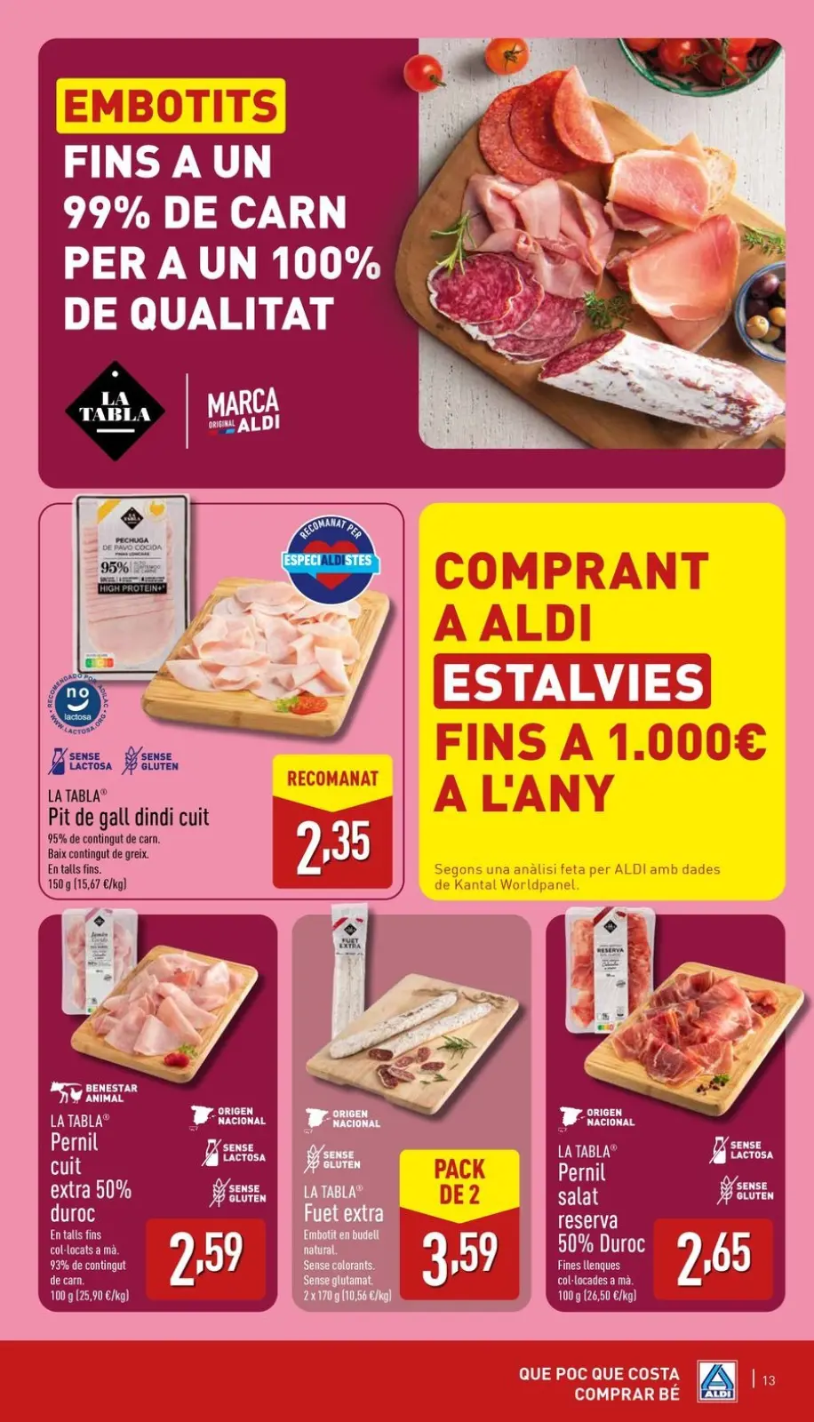 Page 13 dans NOUVELLES OFFRES DE MAGASIN à Barcelona chez ALDI Espagne