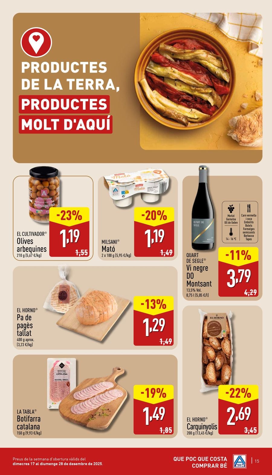 ALDI Spain Offers from 17 to 21 December 2025 NEW STORE Offers in Barcelona