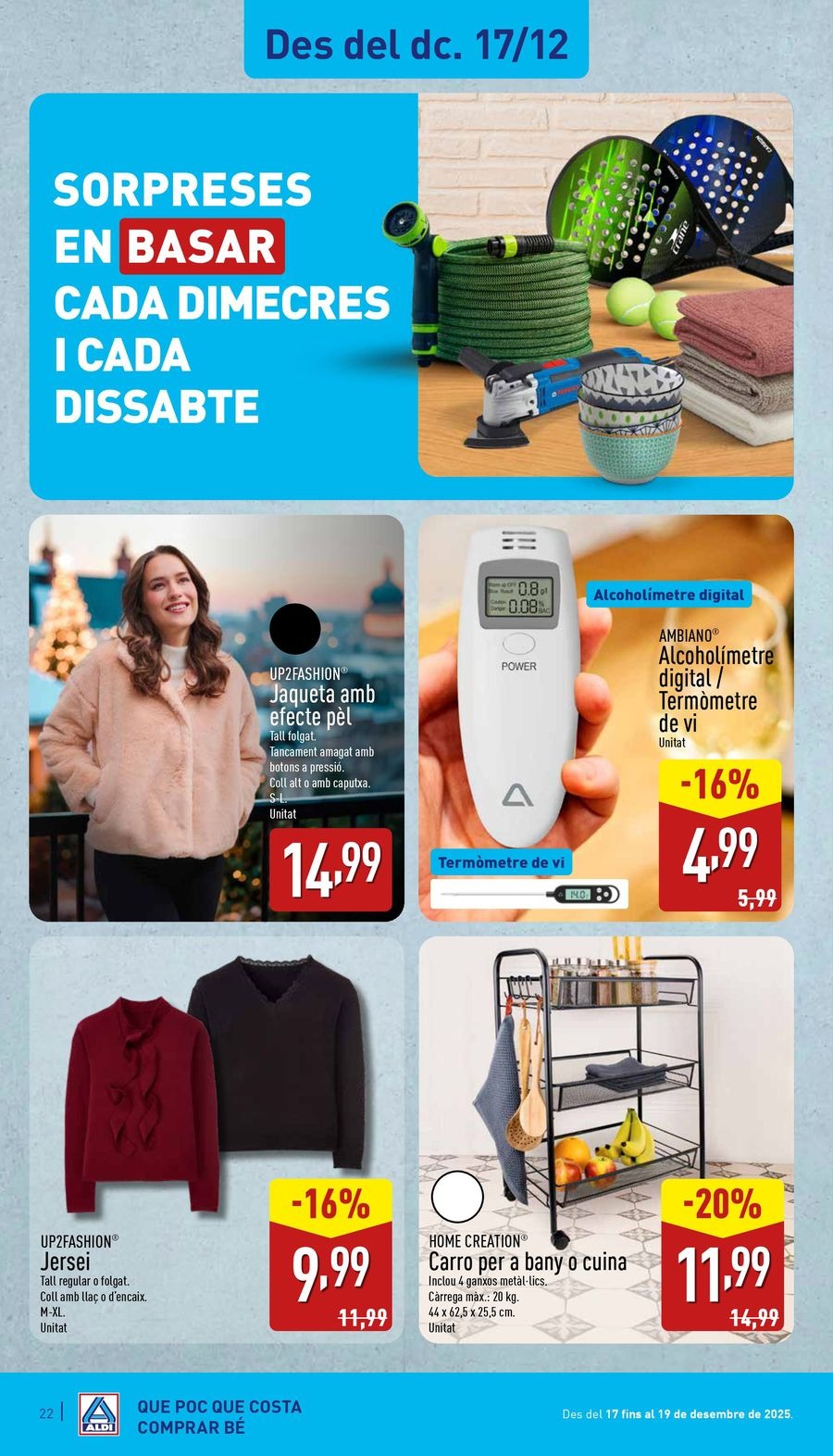 ALDI Spain Offers from 17 to 21 December 2025 NEW STORE Offers in Barcelona