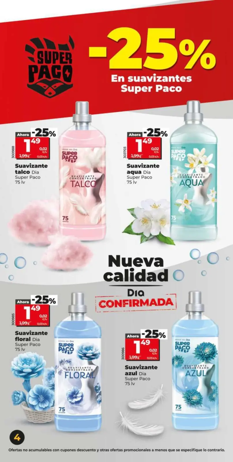 Page 4 dans Offres énormes chez Dia Espagne