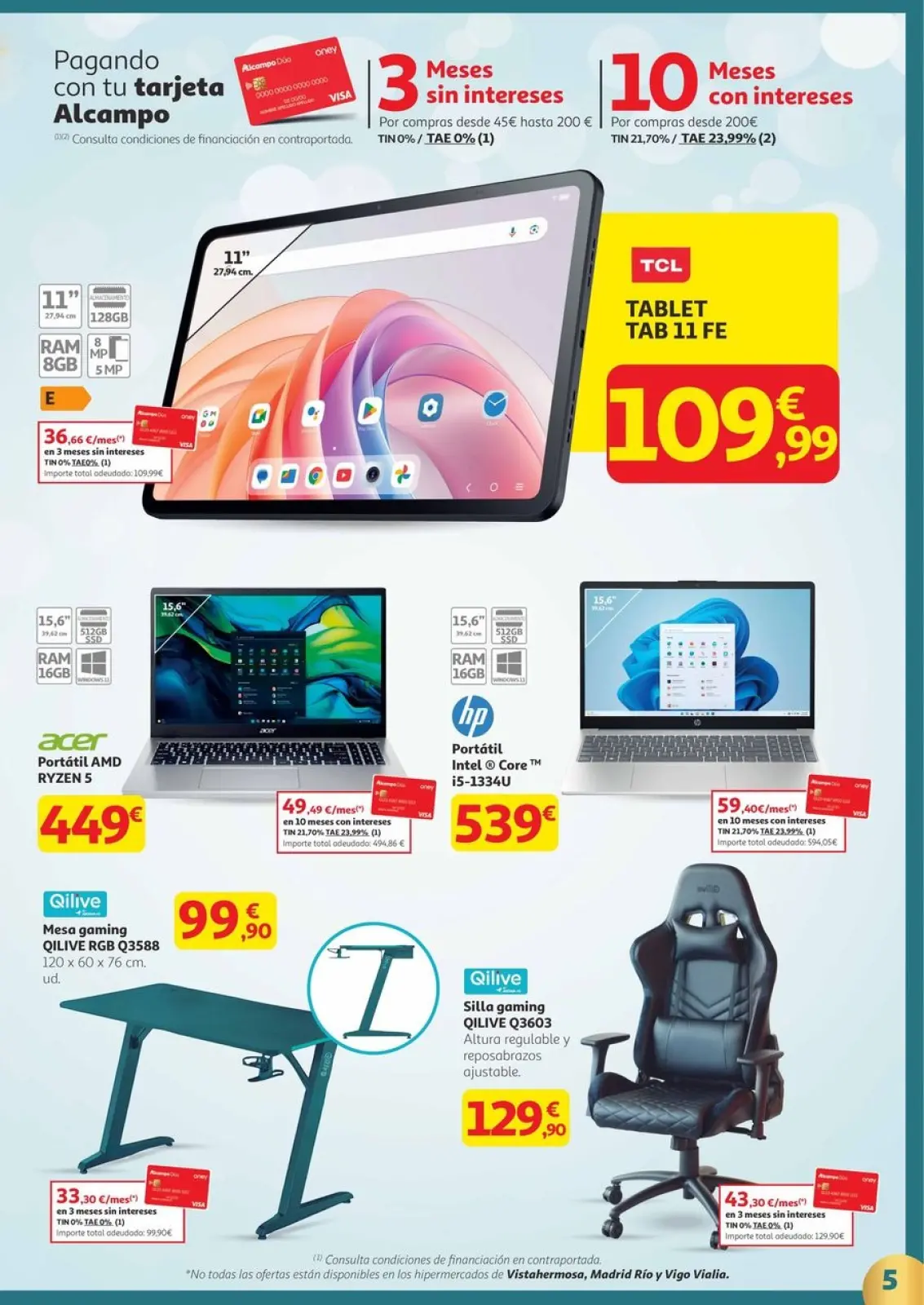 Page 5 dans OFFRES D'IDÉES DE CADEAUX chez Alcampo Espagne