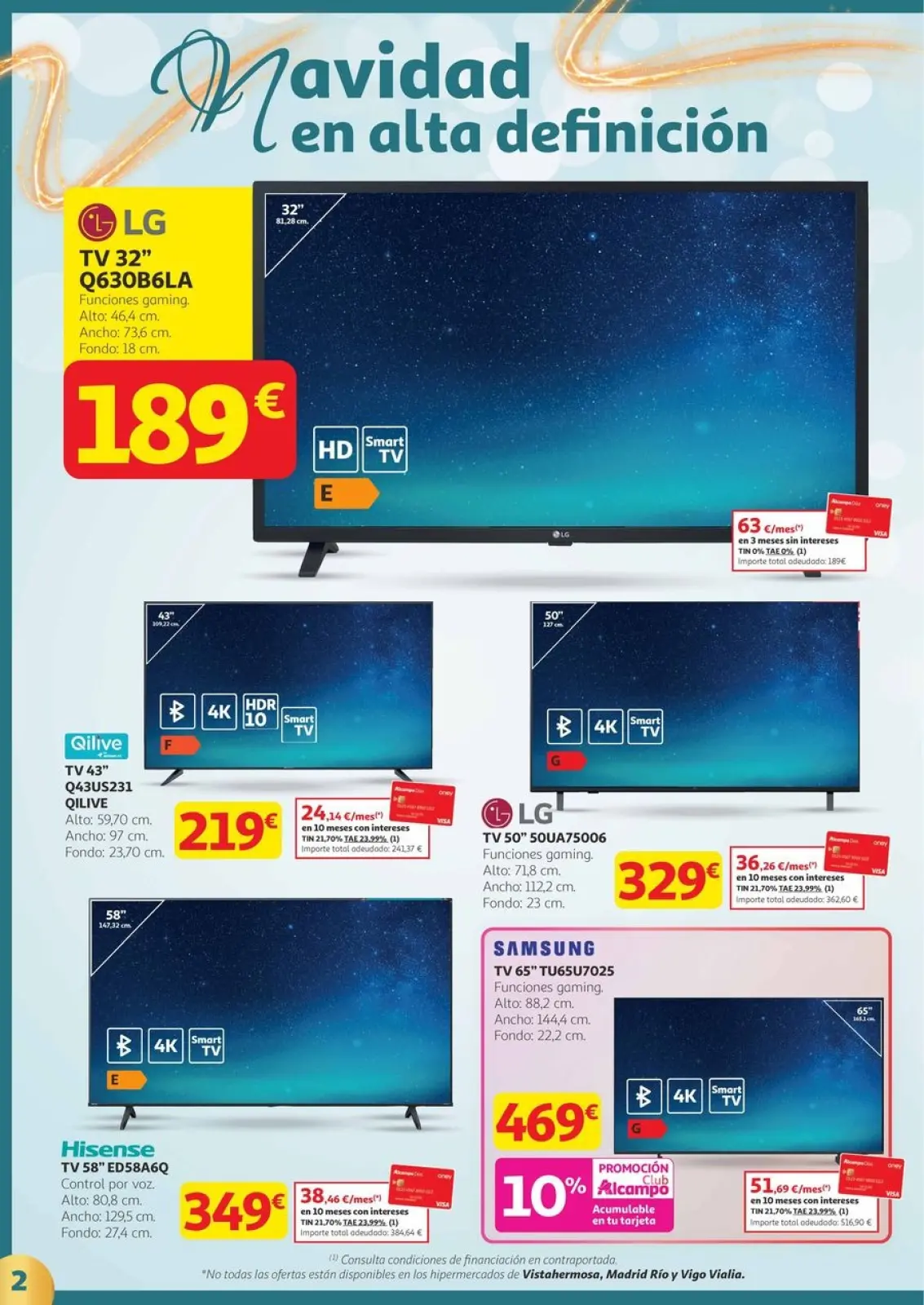 Page 2 dans OFFRES D'IDÉES DE CADEAUX chez Alcampo Espagne