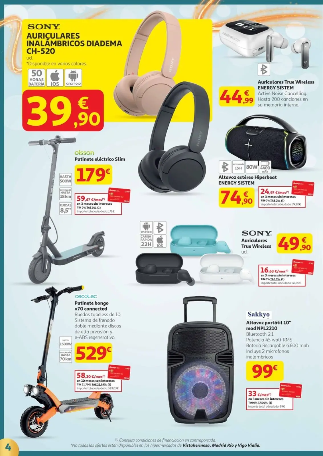 Page 4 dans OFFRES D'IDÉES DE CADEAUX chez Alcampo Espagne