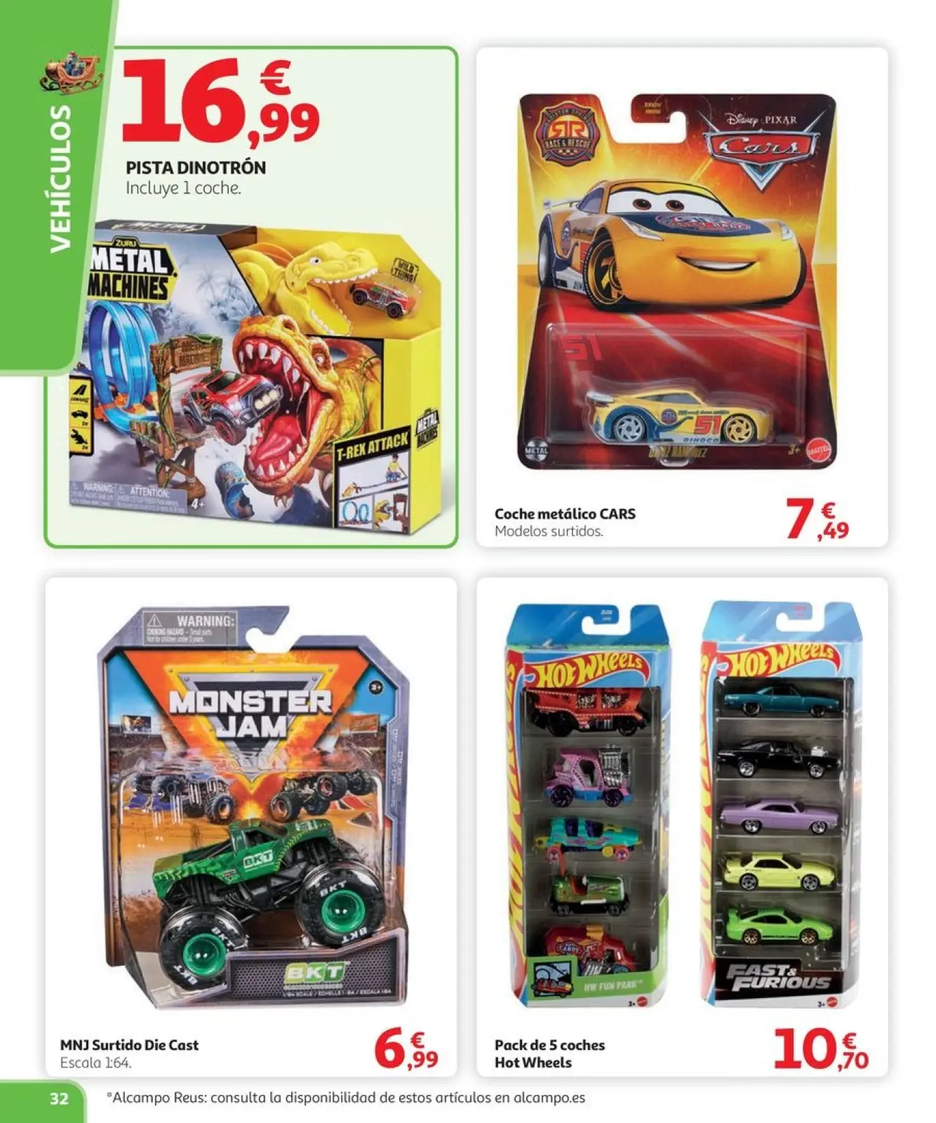 Page 32 dans Offres de jeux d'anniversaire magiques chez Alcampo Espagne