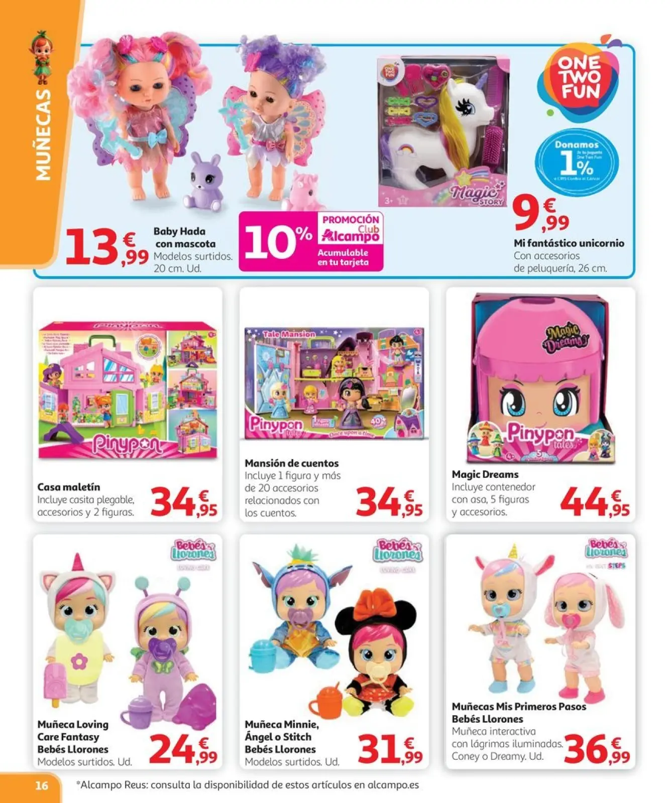 Page 16 dans Offres de jeux d'anniversaire magiques chez Alcampo Espagne