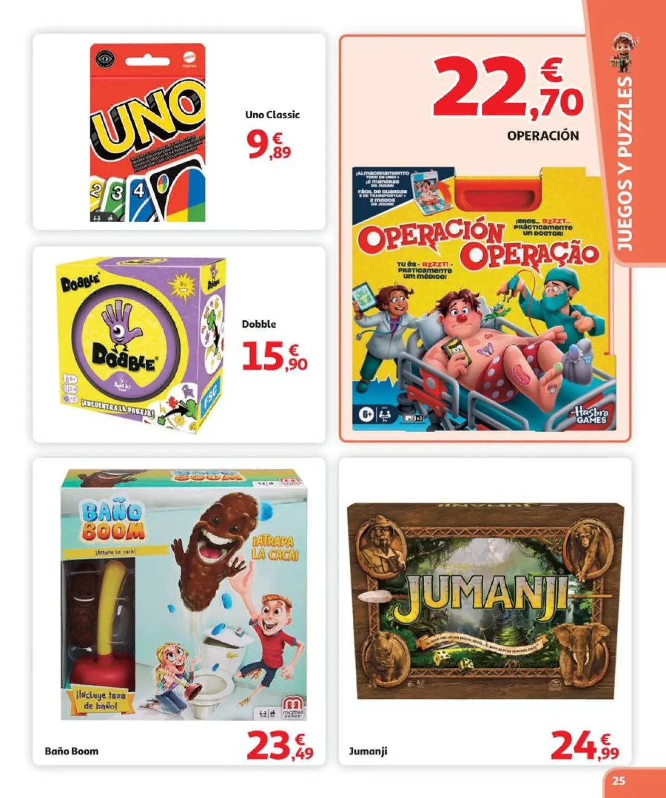 Page 25 dans Offres de jeux d'anniversaire magiques chez Alcampo Espagne