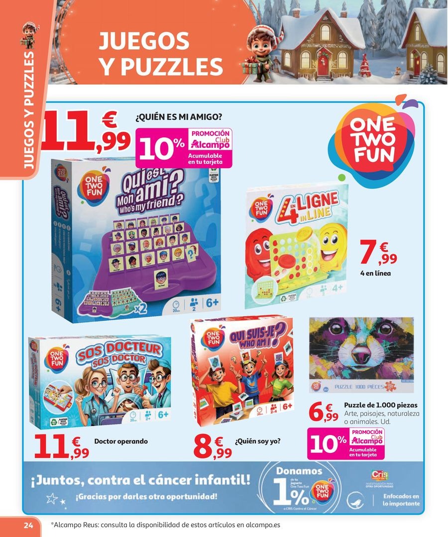 Alcampo Spain Offers from 3 November to 24 December 2025 Magical birthday game offers