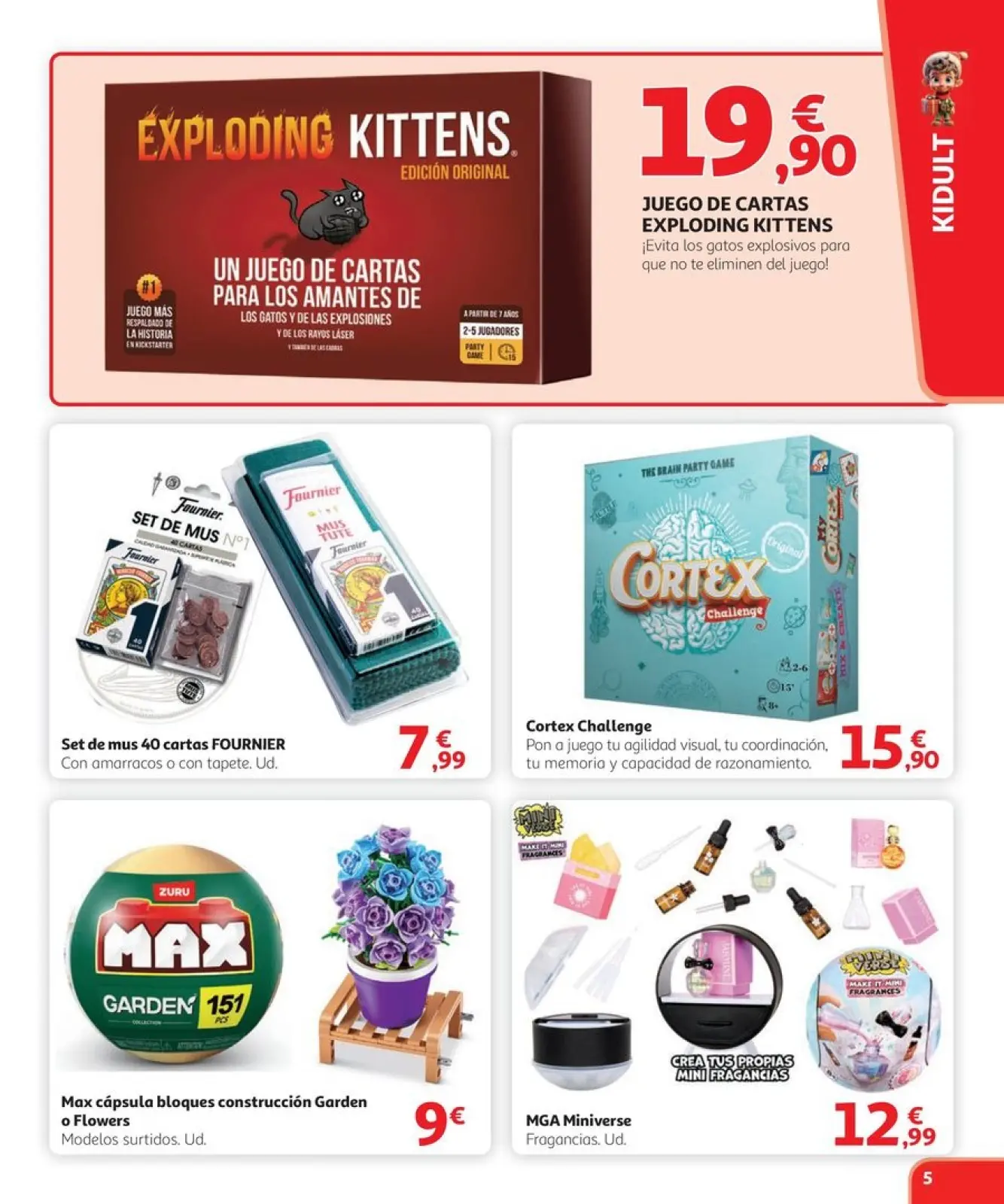 Page 5 dans Offres de jeux d'anniversaire magiques chez Alcampo Espagne