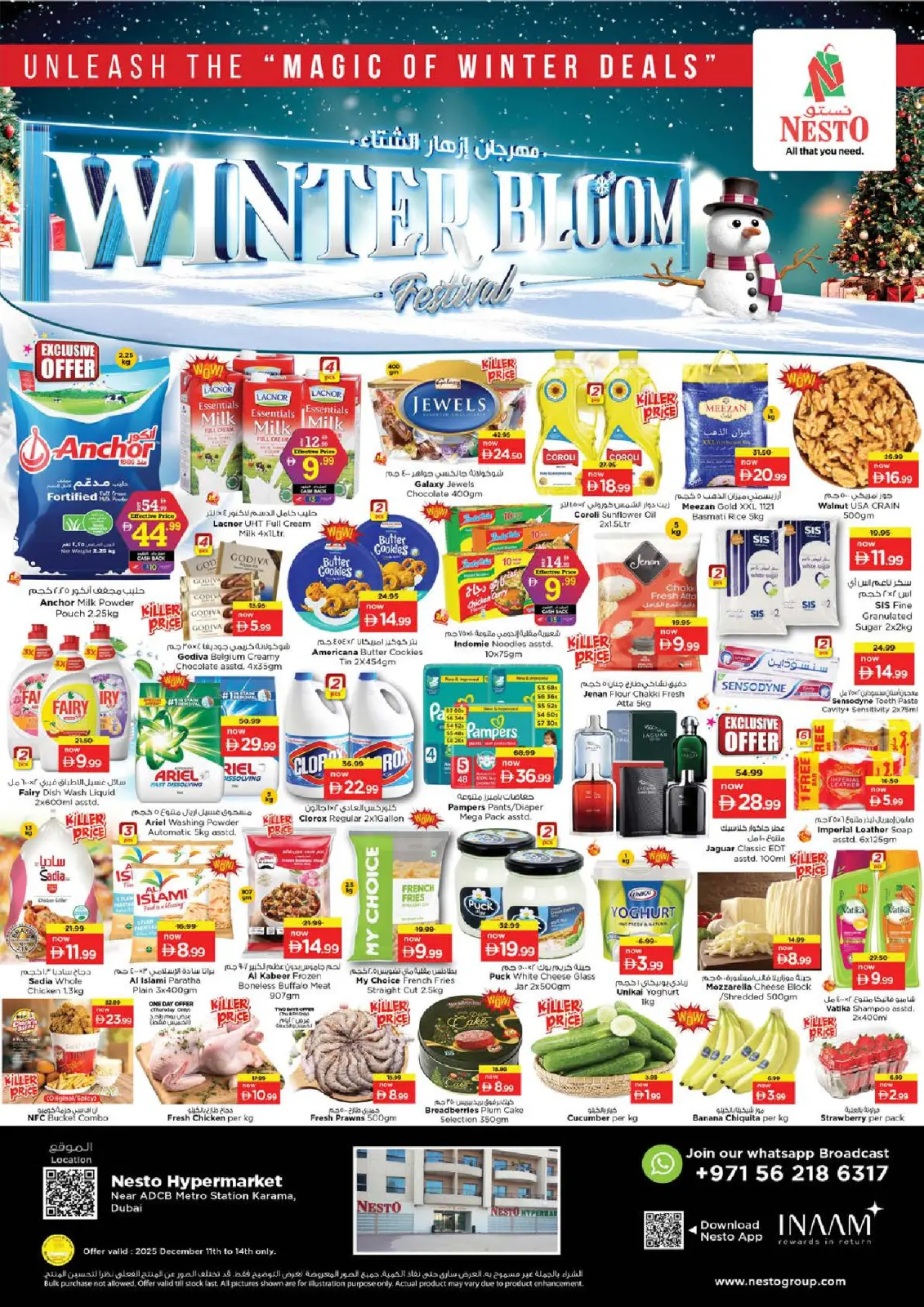Nesto  Dubai  Offers from 11 to 14 December Winter Blossom Festival at Karama Branch - Page 1