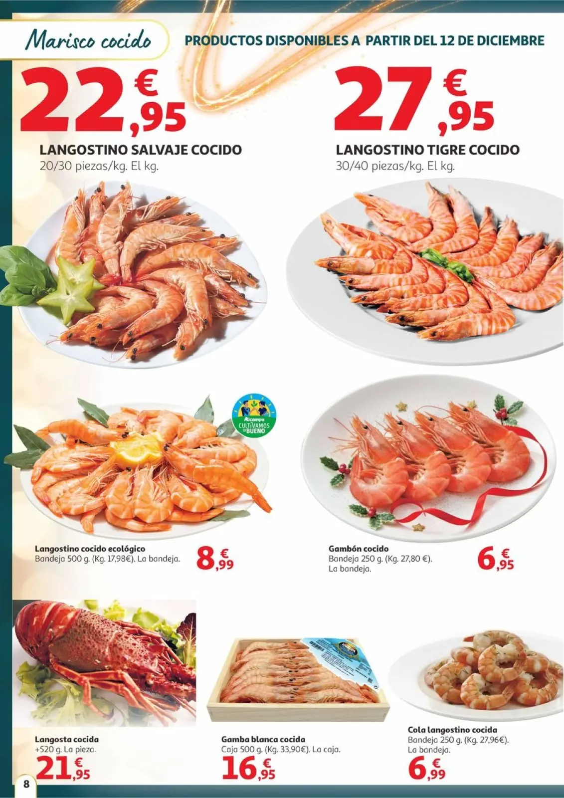 Page 8 dans Offres Saveur de Noël chez Alcampo Espagne