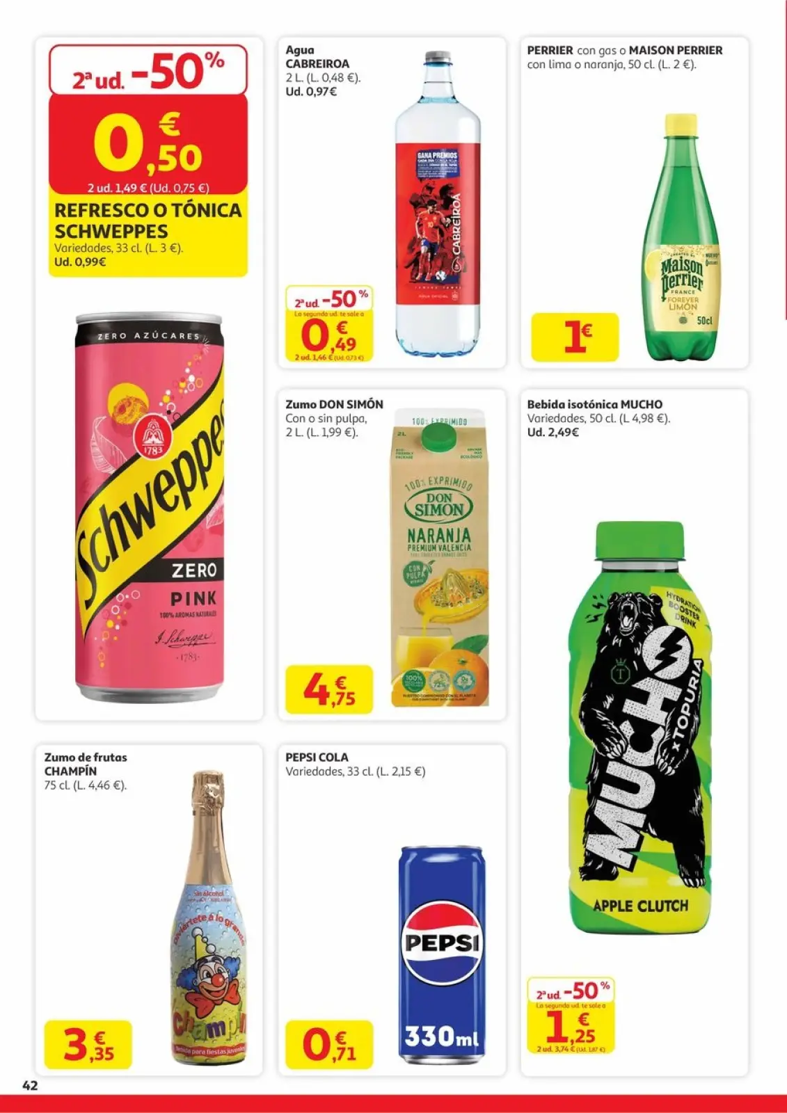 Page 42 dans Offres Saveur de Noël chez Alcampo Espagne