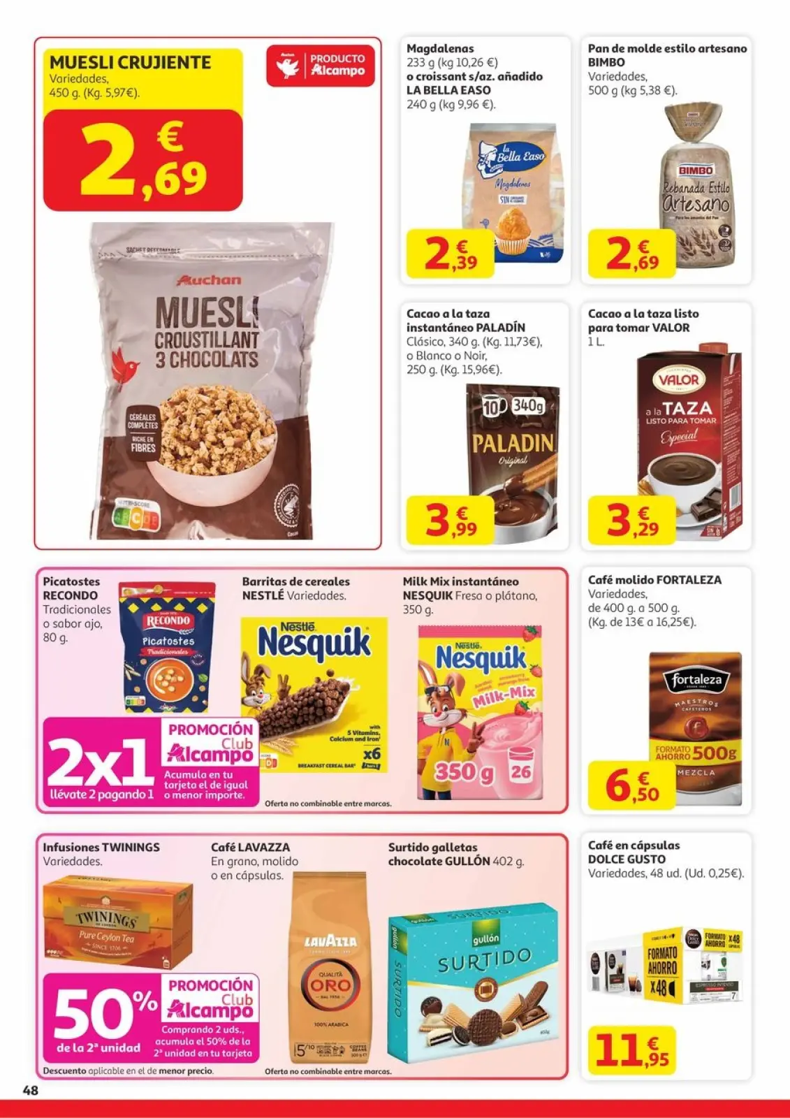 Page 48 dans Offres Saveur de Noël chez Alcampo Espagne