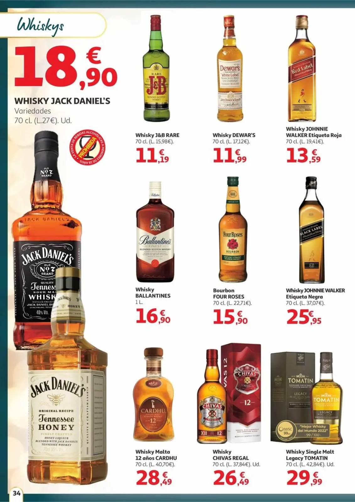 Page 34 dans Offres Saveur de Noël chez Alcampo Espagne