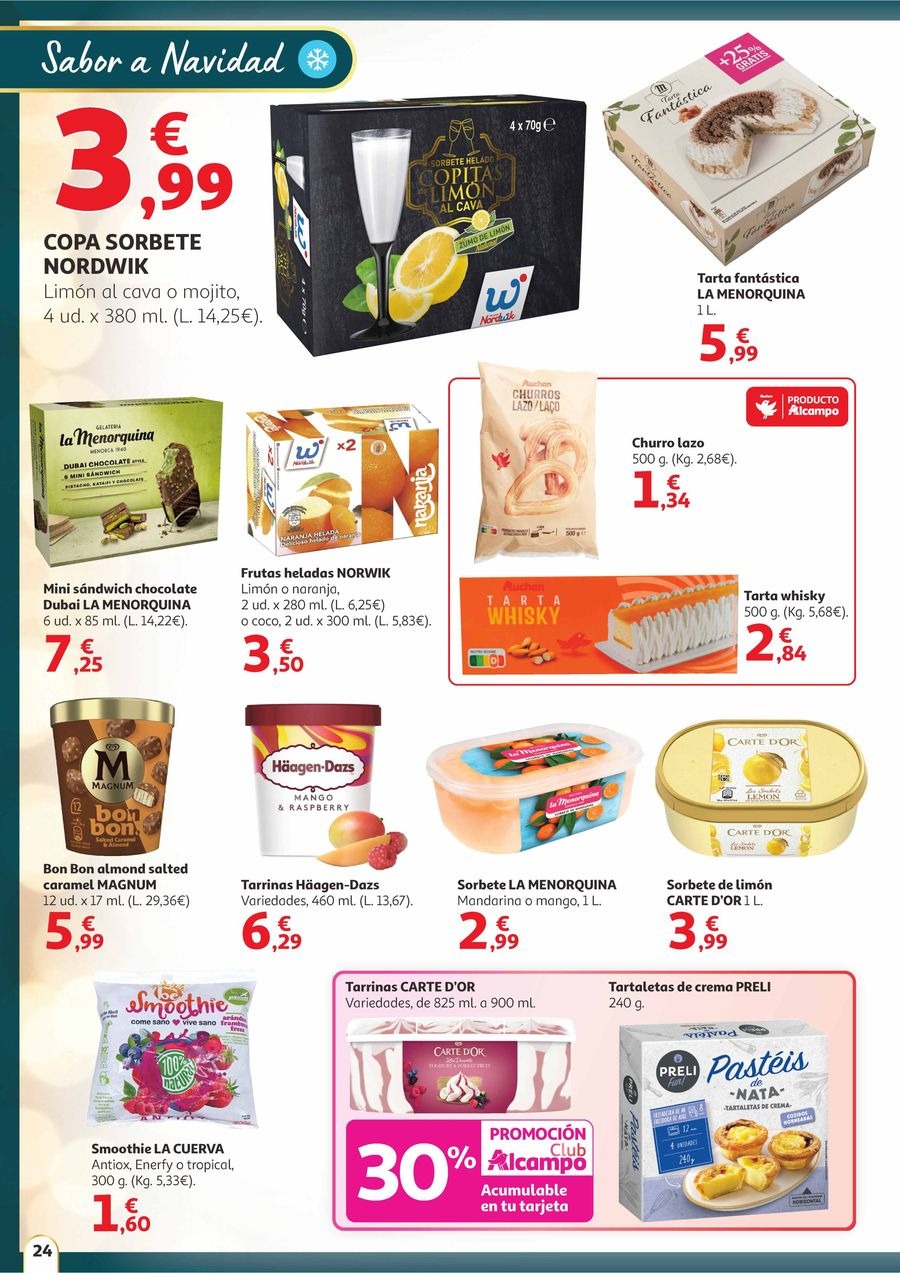 Offres Alcampo Espagne de 11 à 31 décembre 2025 Offres Saveur de Noël