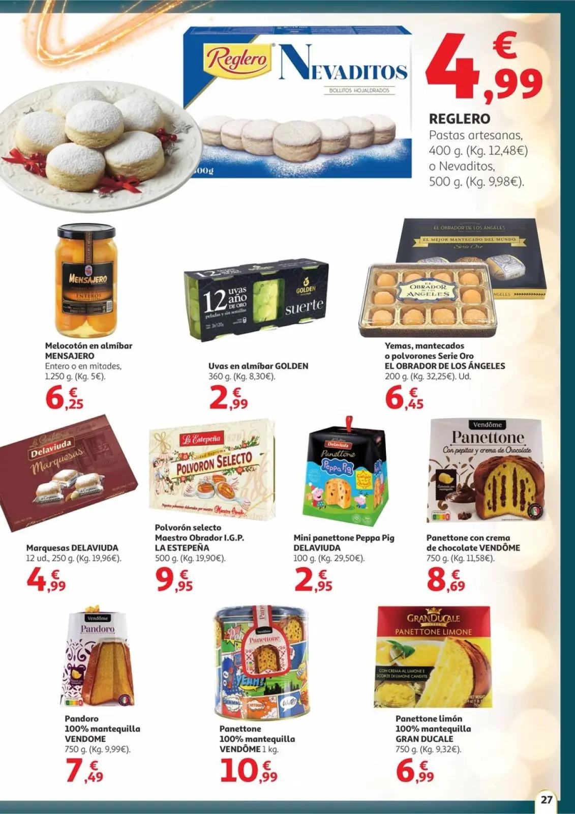Page 27 dans Offres Saveur de Noël chez Alcampo Espagne