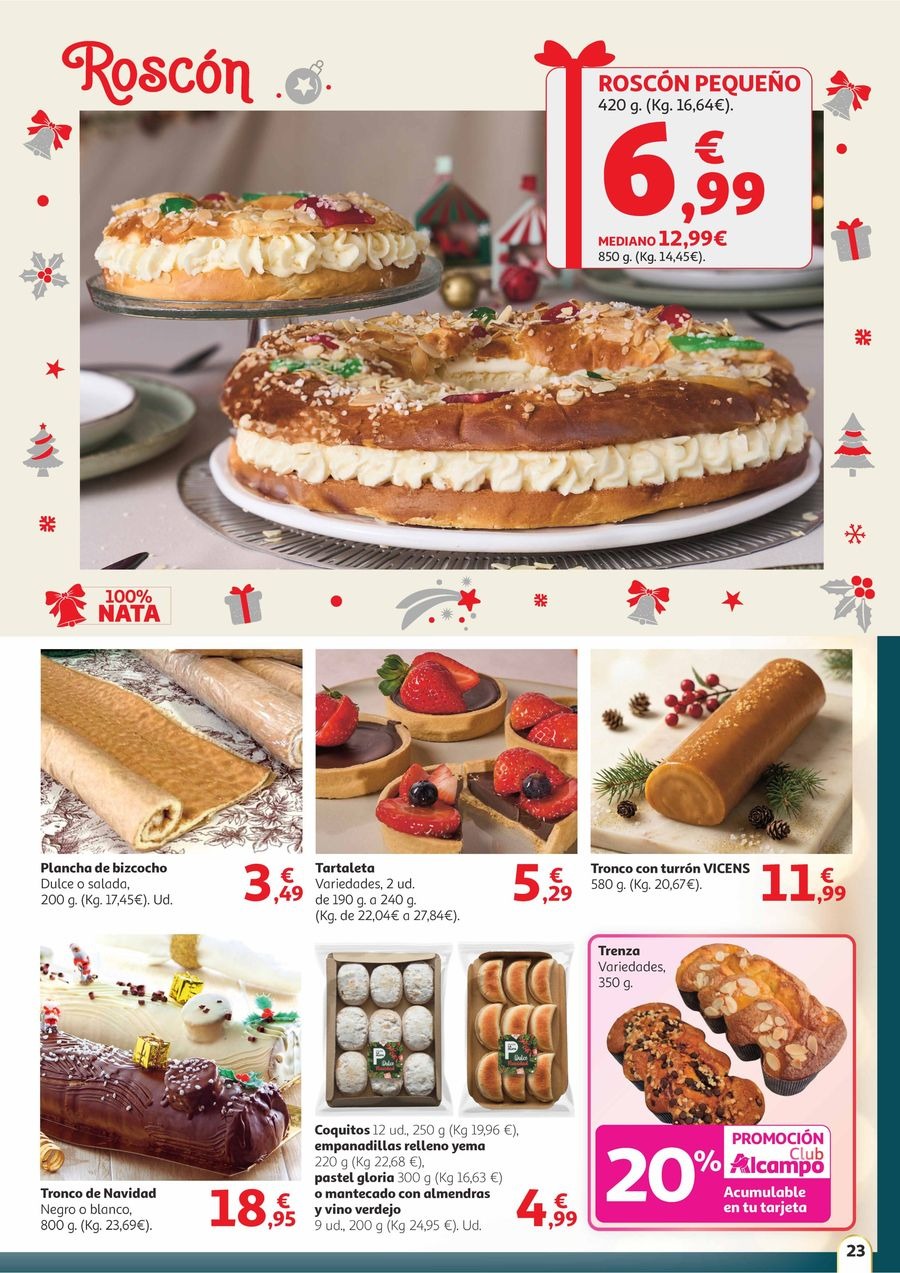 Offres Alcampo Espagne de 11 à 31 décembre 2025 Offres Saveur de Noël