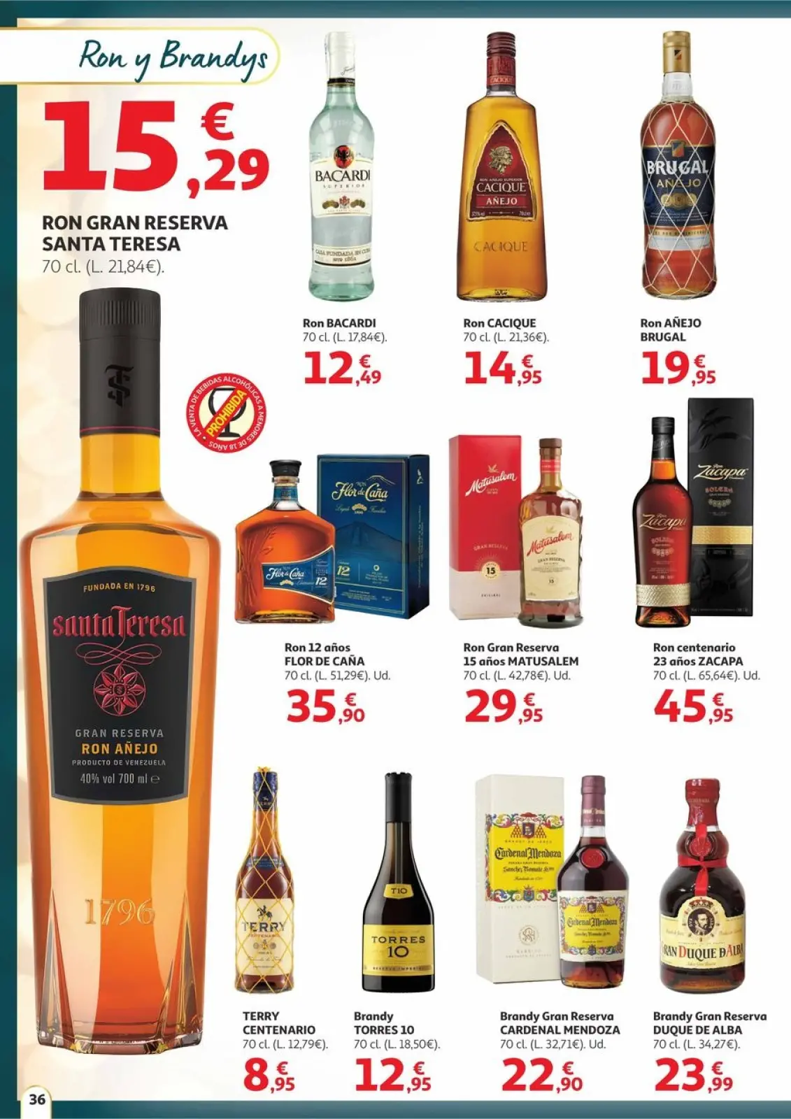 Page 36 dans Offres Saveur de Noël chez Alcampo Espagne