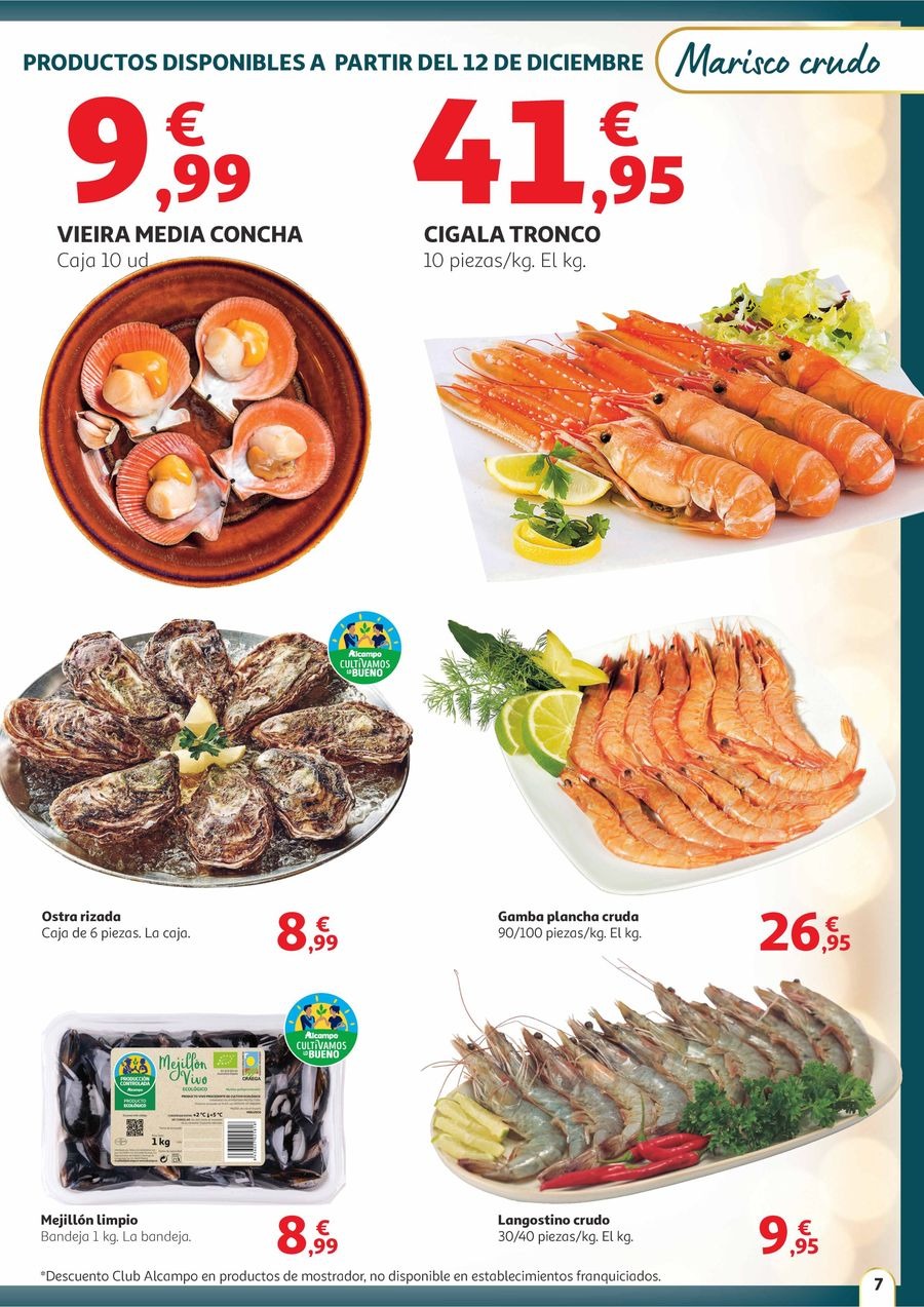 Offres Alcampo Espagne de 11 à 31 décembre 2025 Offres Saveur de Noël