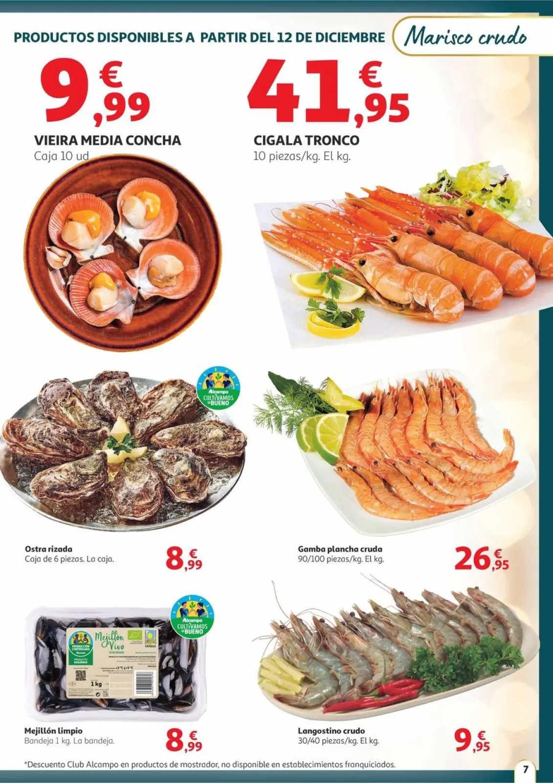 Page 7 dans Offres Saveur de Noël chez Alcampo Espagne