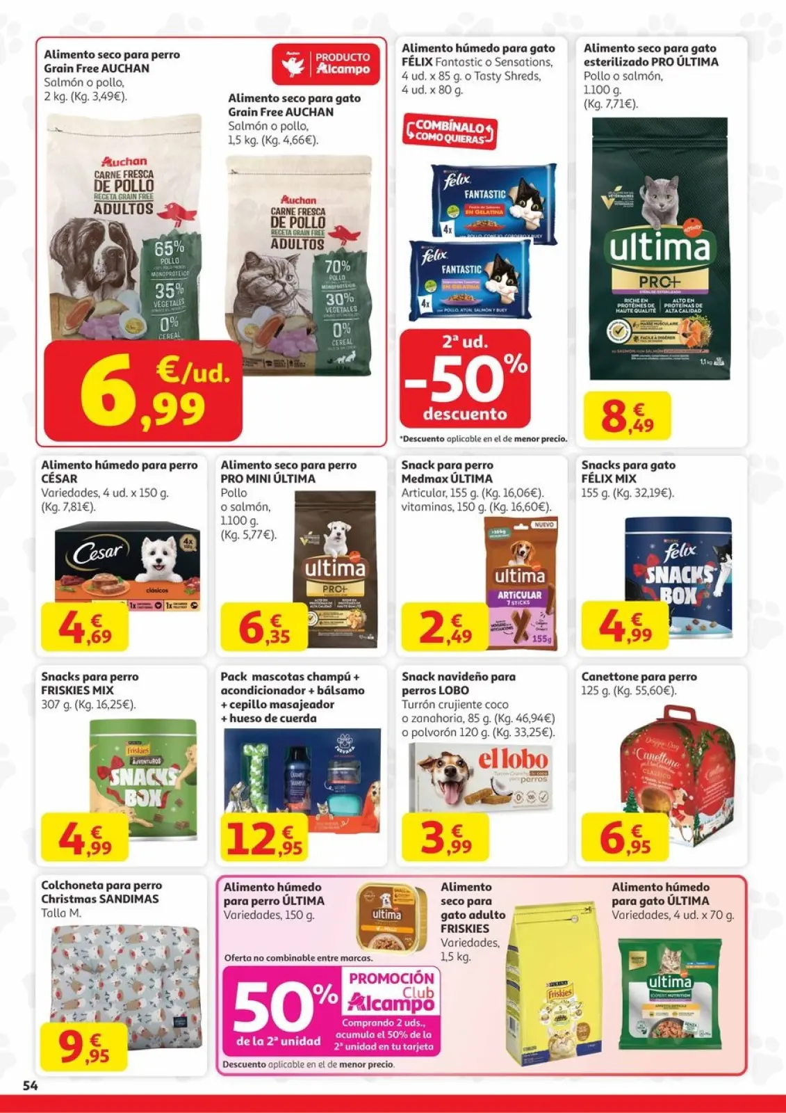 Page 54 dans Offres Saveur de Noël chez Alcampo Espagne
