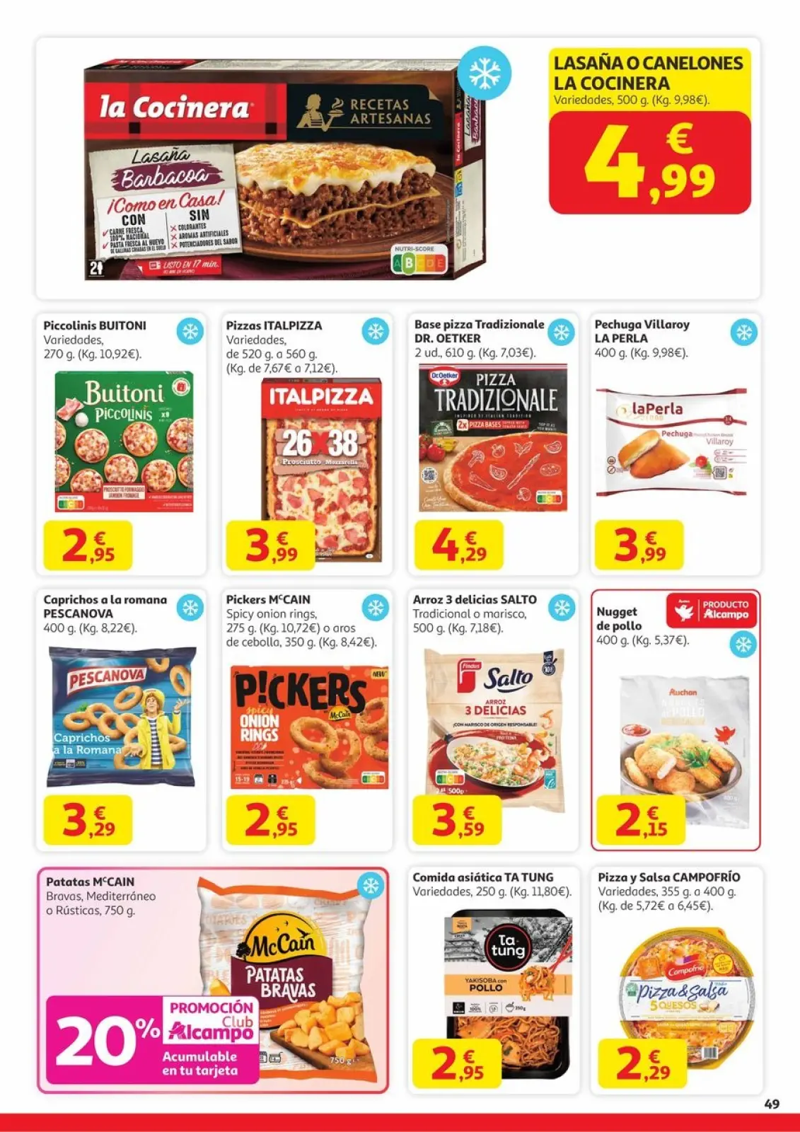 Page 49 dans Offres Saveur de Noël chez Alcampo Espagne