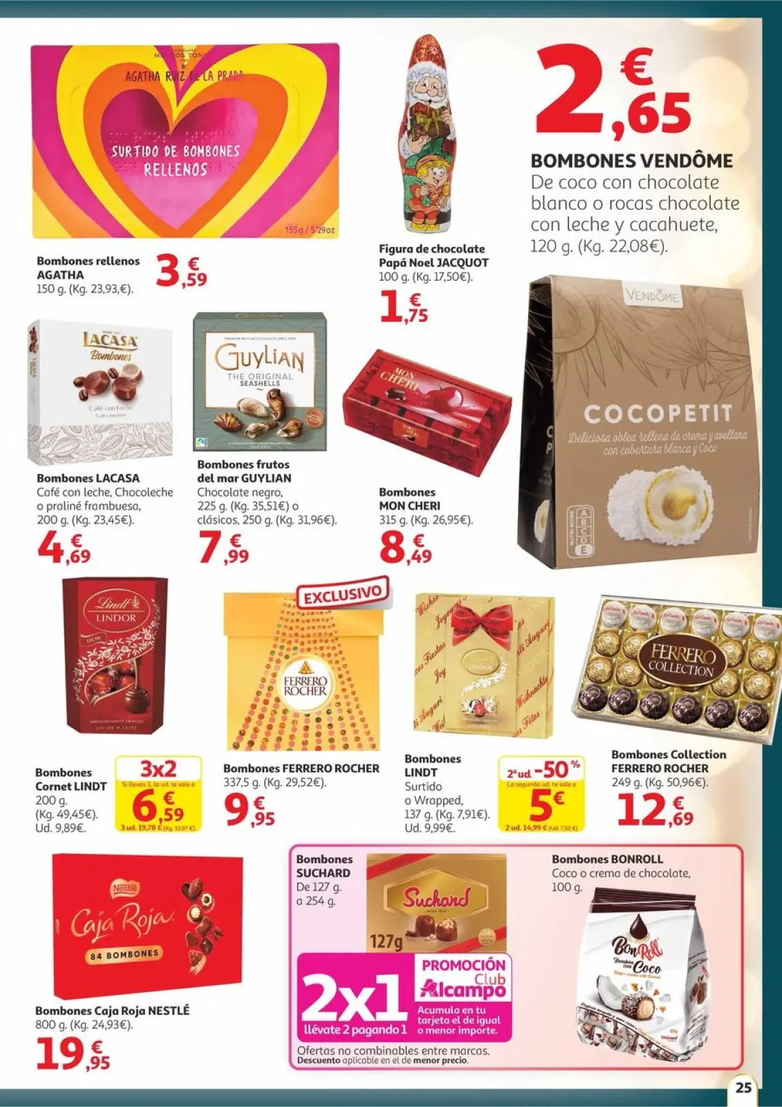 Page 25 dans Offres Saveur de Noël chez Alcampo Espagne