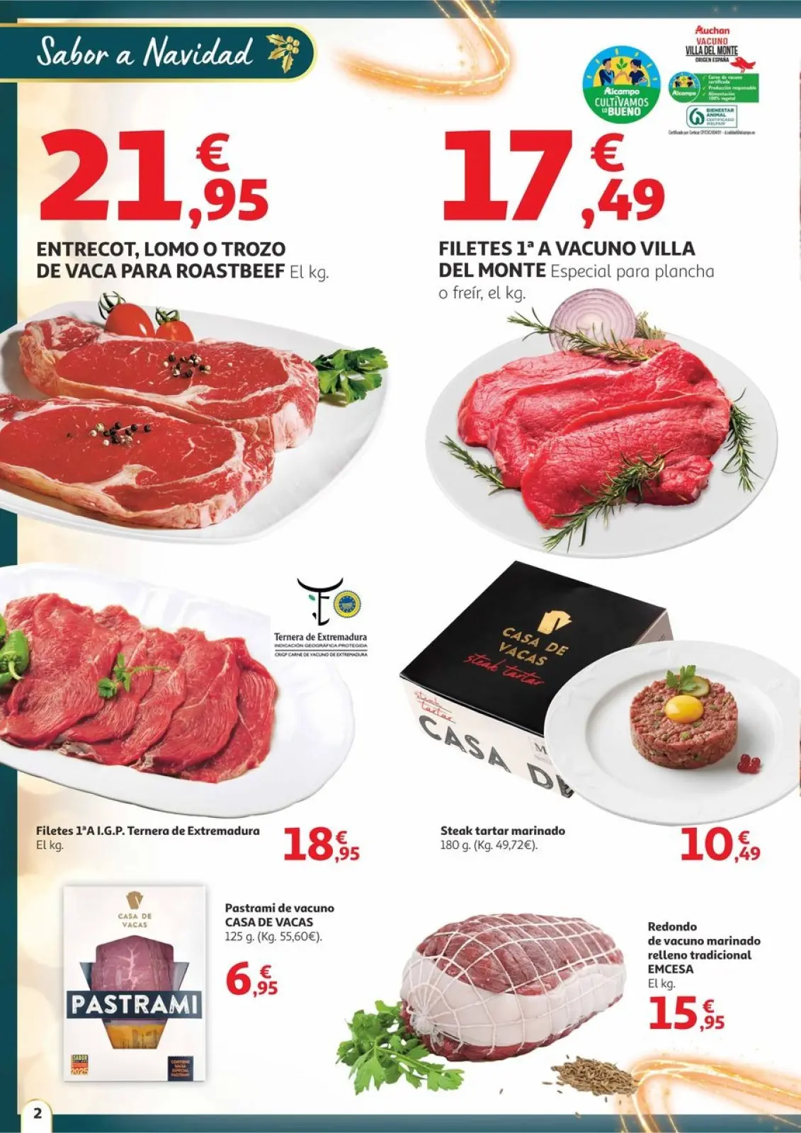 Page 2 dans Offres Saveur de Noël chez Alcampo Espagne
