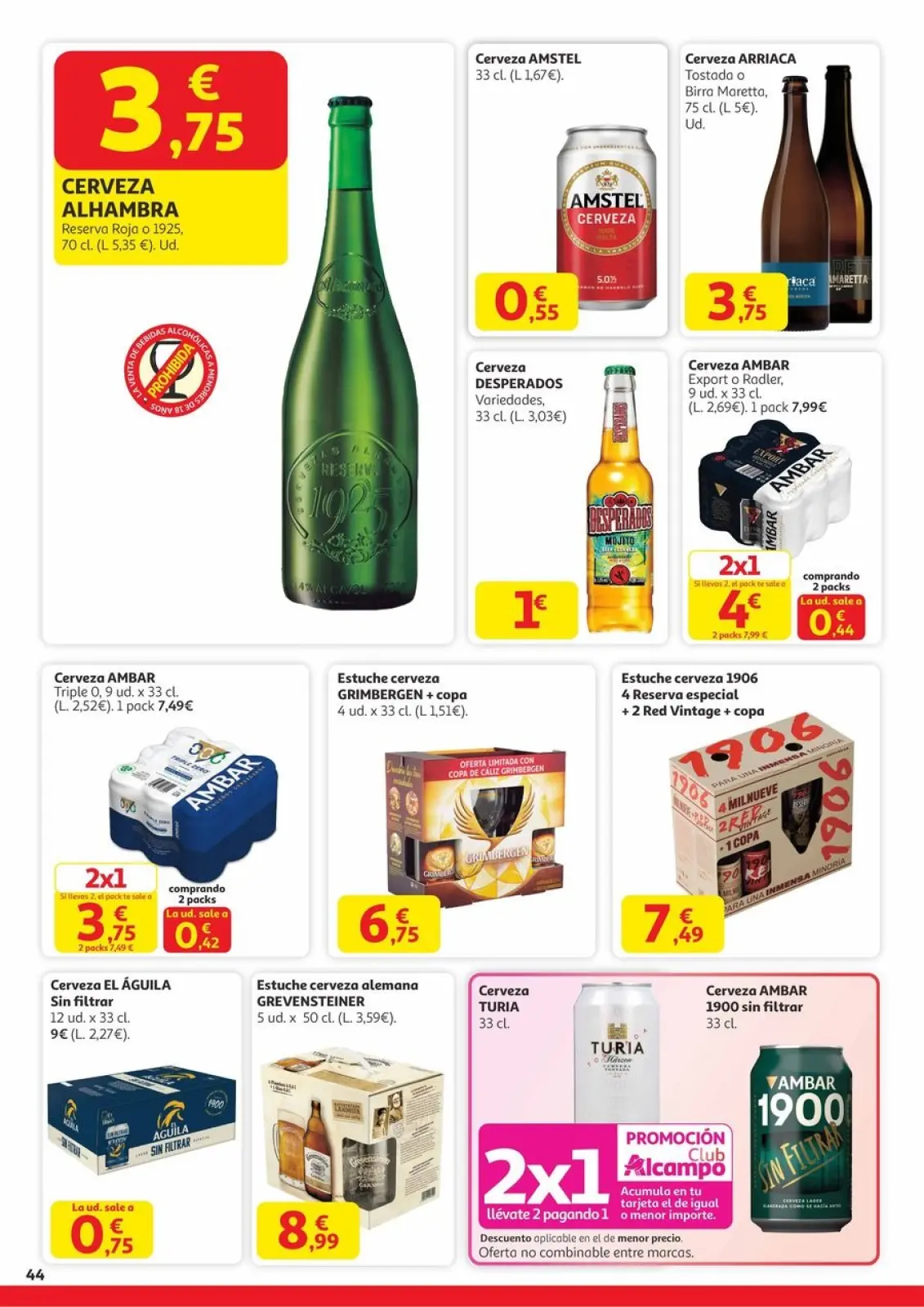 Page 44 dans Offres Saveur de Noël chez Alcampo Espagne