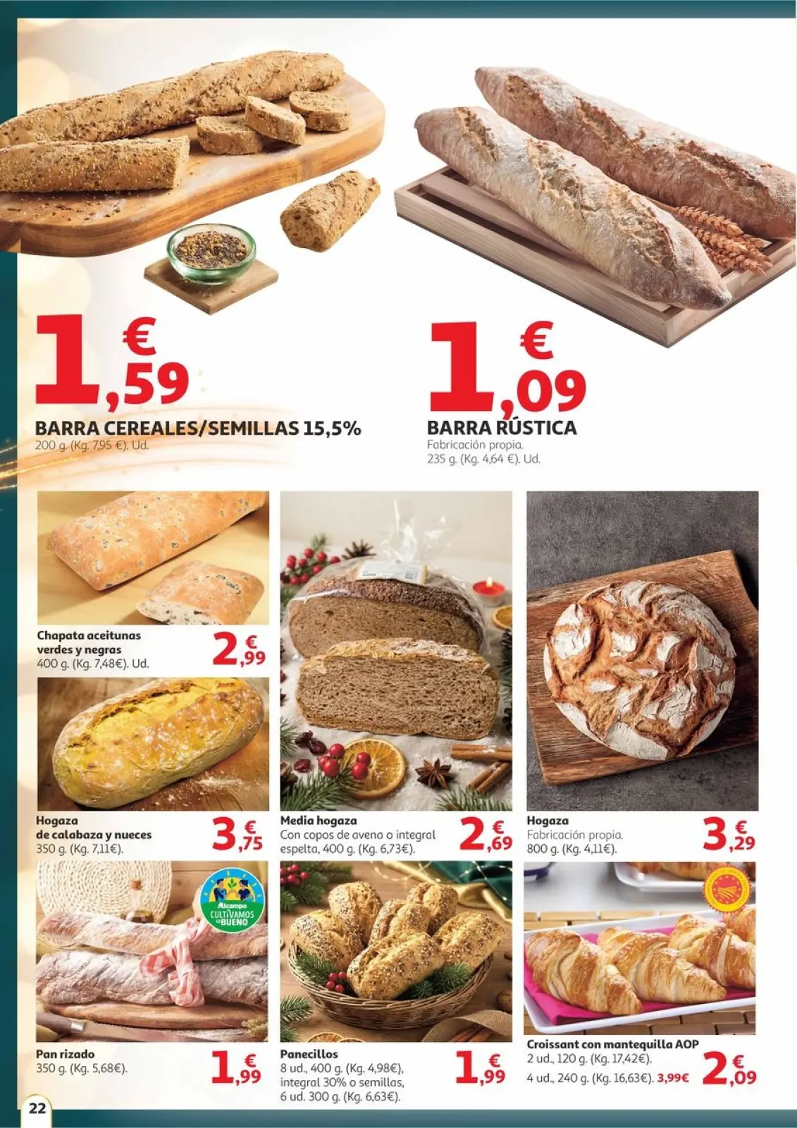 Page 22 dans Offres Saveur de Noël chez Alcampo Espagne