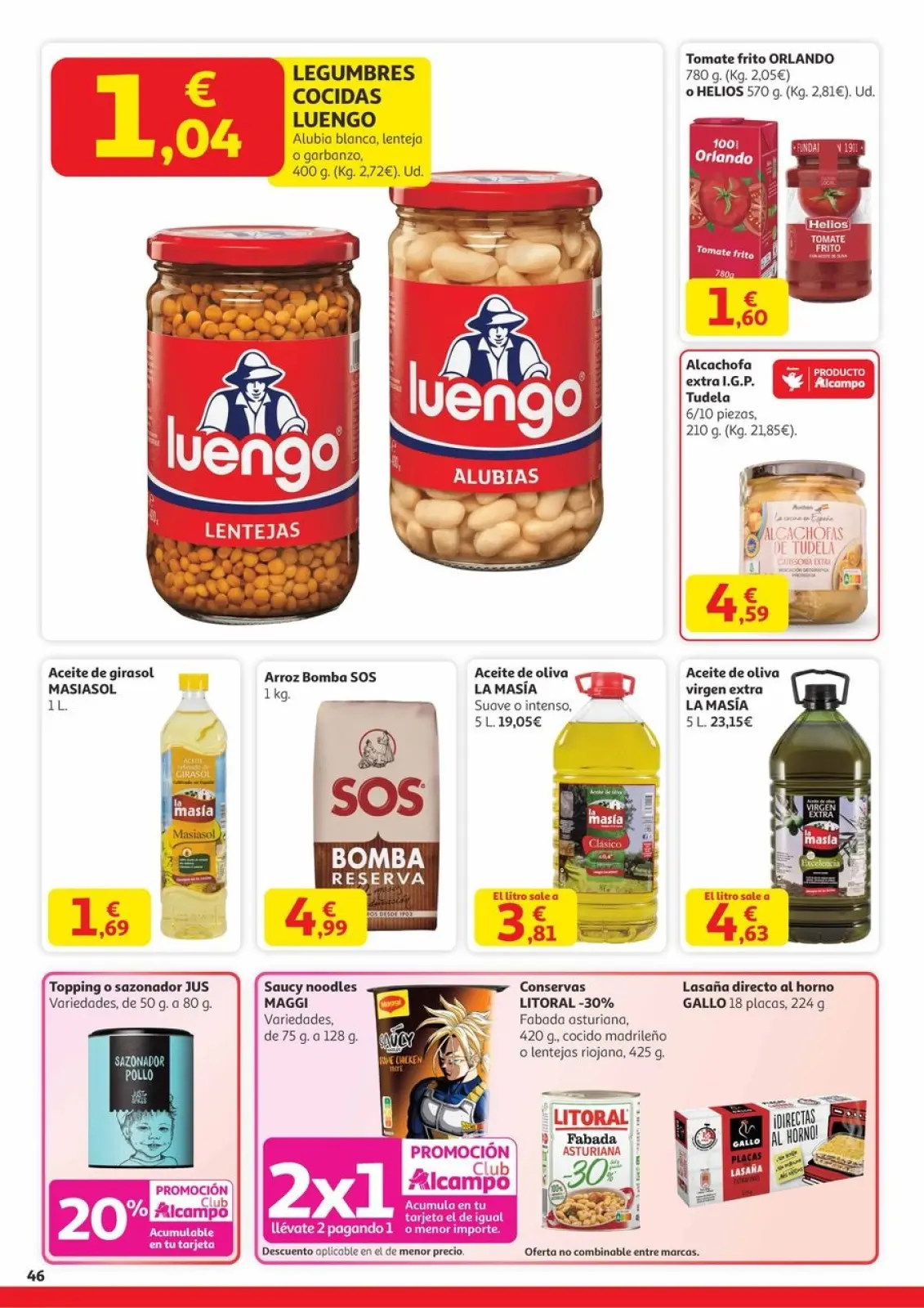 Page 46 dans Offres Saveur de Noël chez Alcampo Espagne
