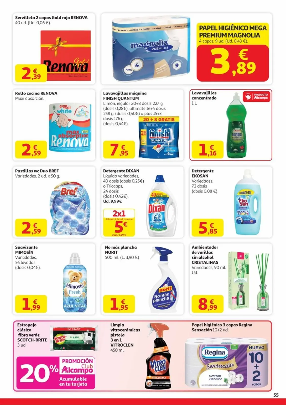 Page 55 dans Offres Saveur de Noël chez Alcampo Espagne