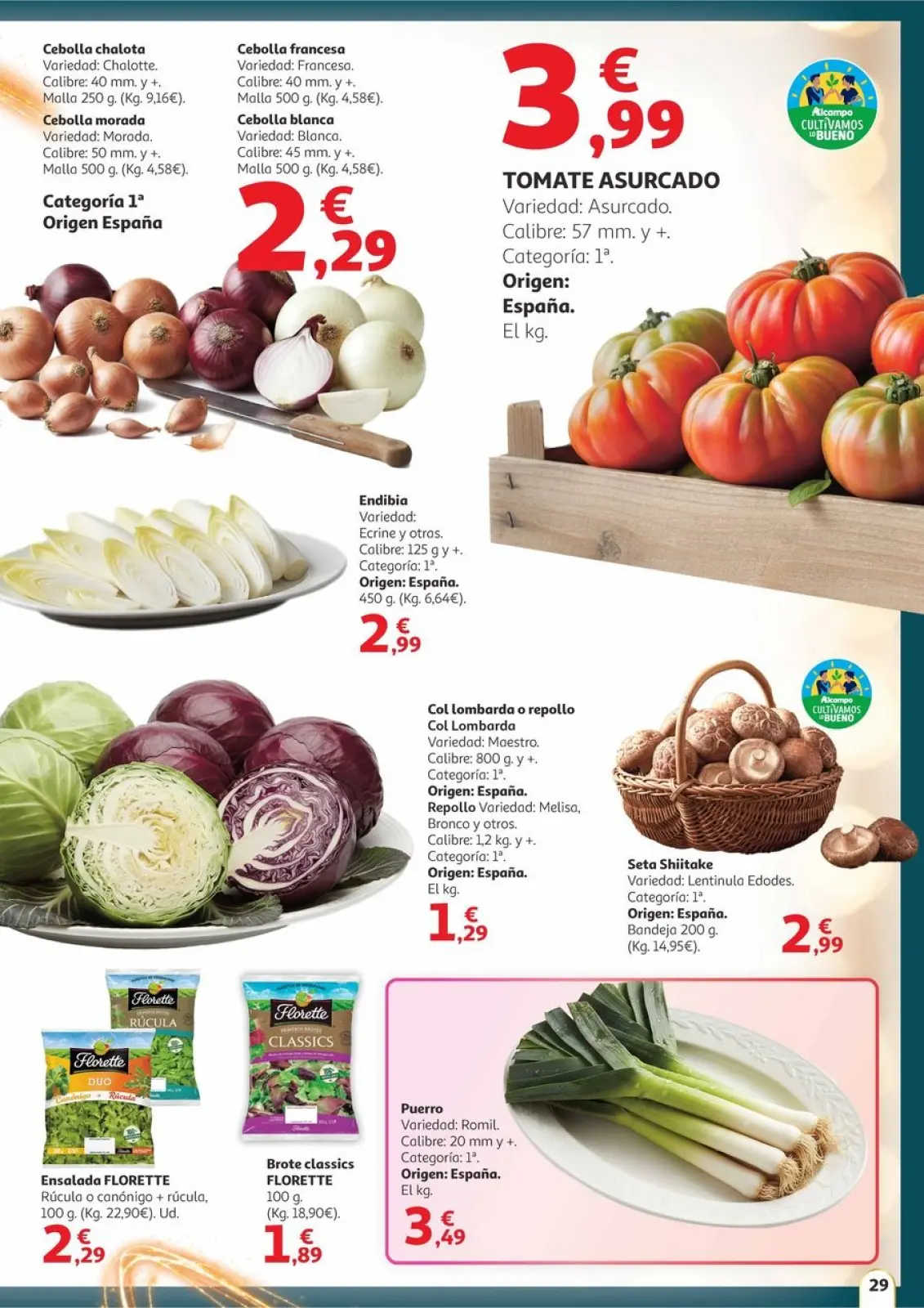 Page 29 dans Offres Saveur de Noël chez Alcampo Espagne