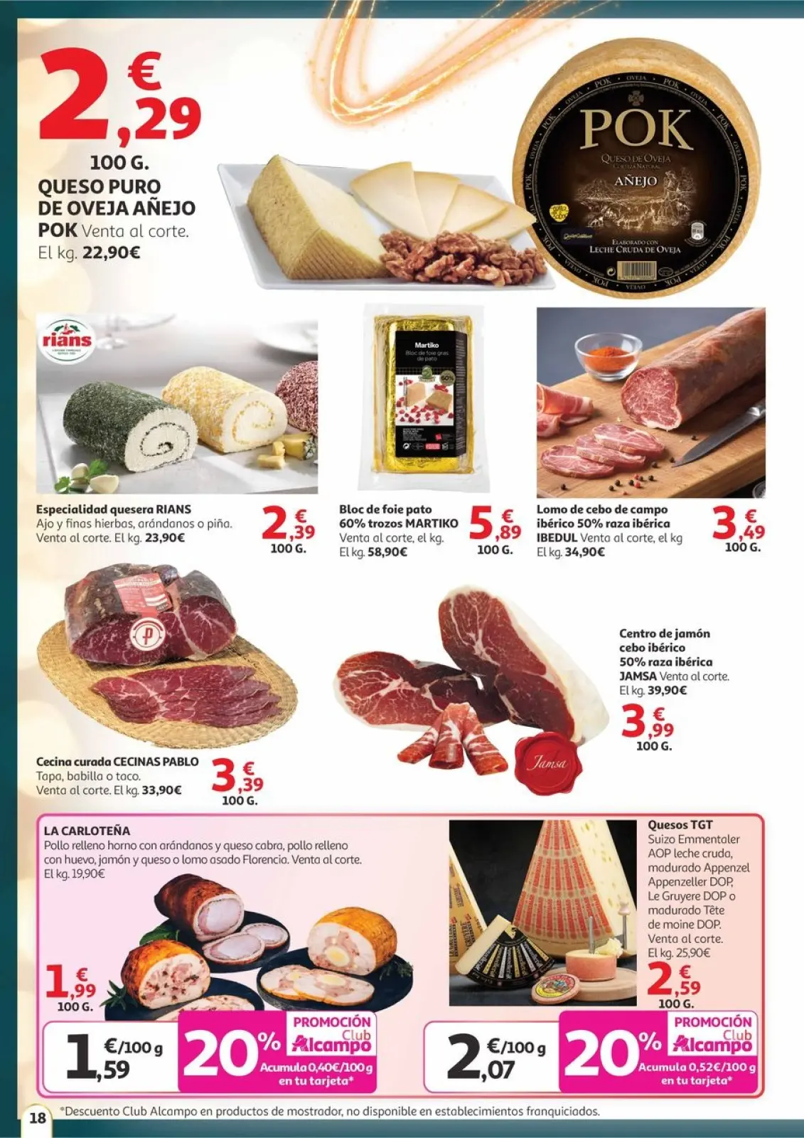 Page 18 dans Offres Saveur de Noël chez Alcampo Espagne