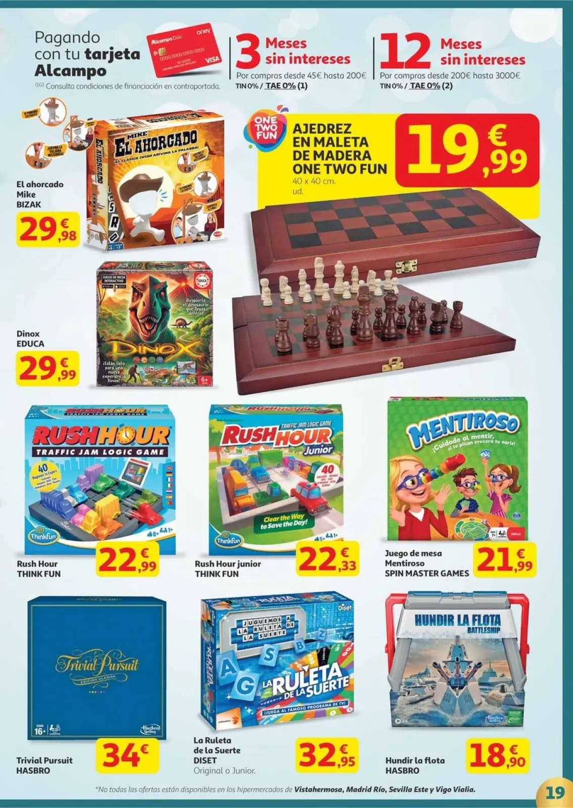 Page 19 dans OFFRES D'IDÉES DE CADEAUX chez Alcampo Espagne