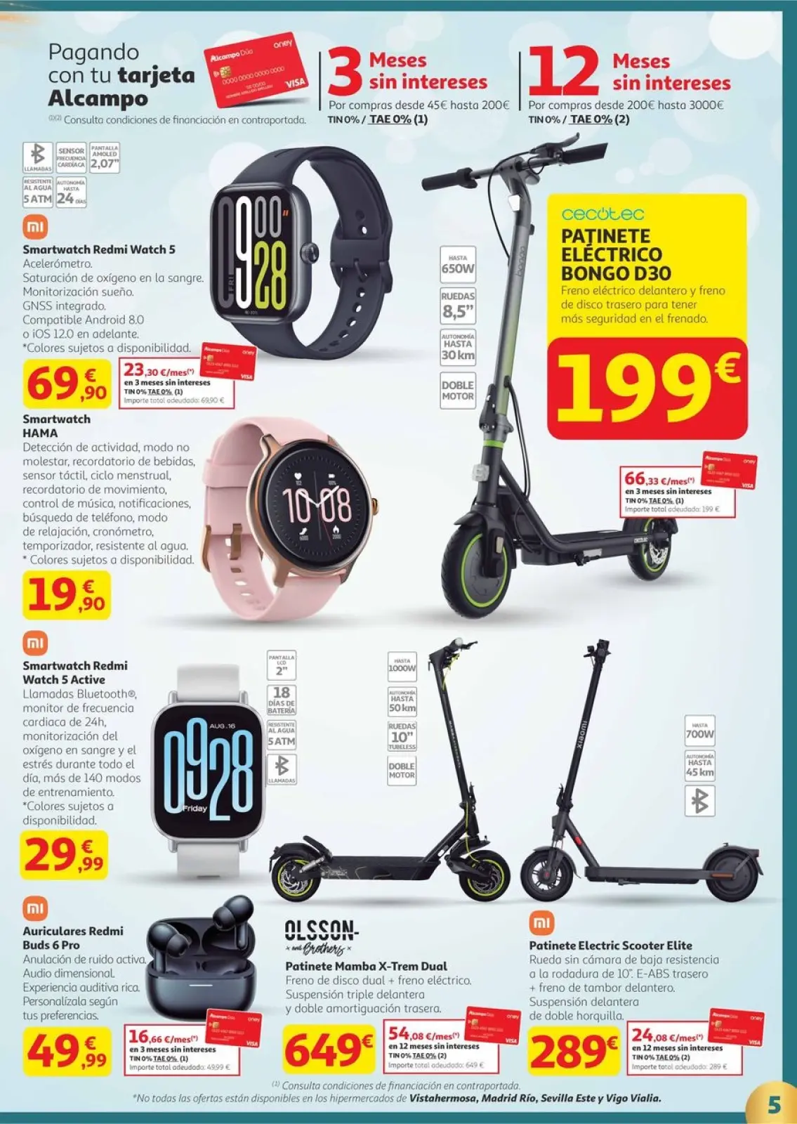 Page 5 dans OFFRES D'IDÉES DE CADEAUX chez Alcampo Espagne