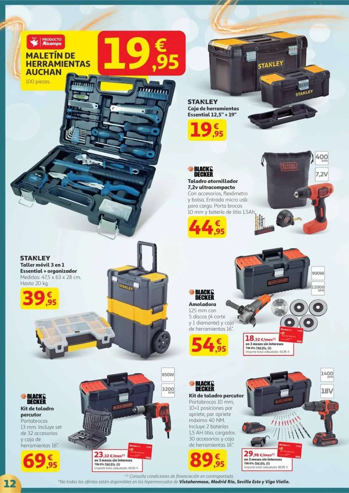 Page 12 dans OFFRES D'IDÉES DE CADEAUX chez Alcampo Espagne