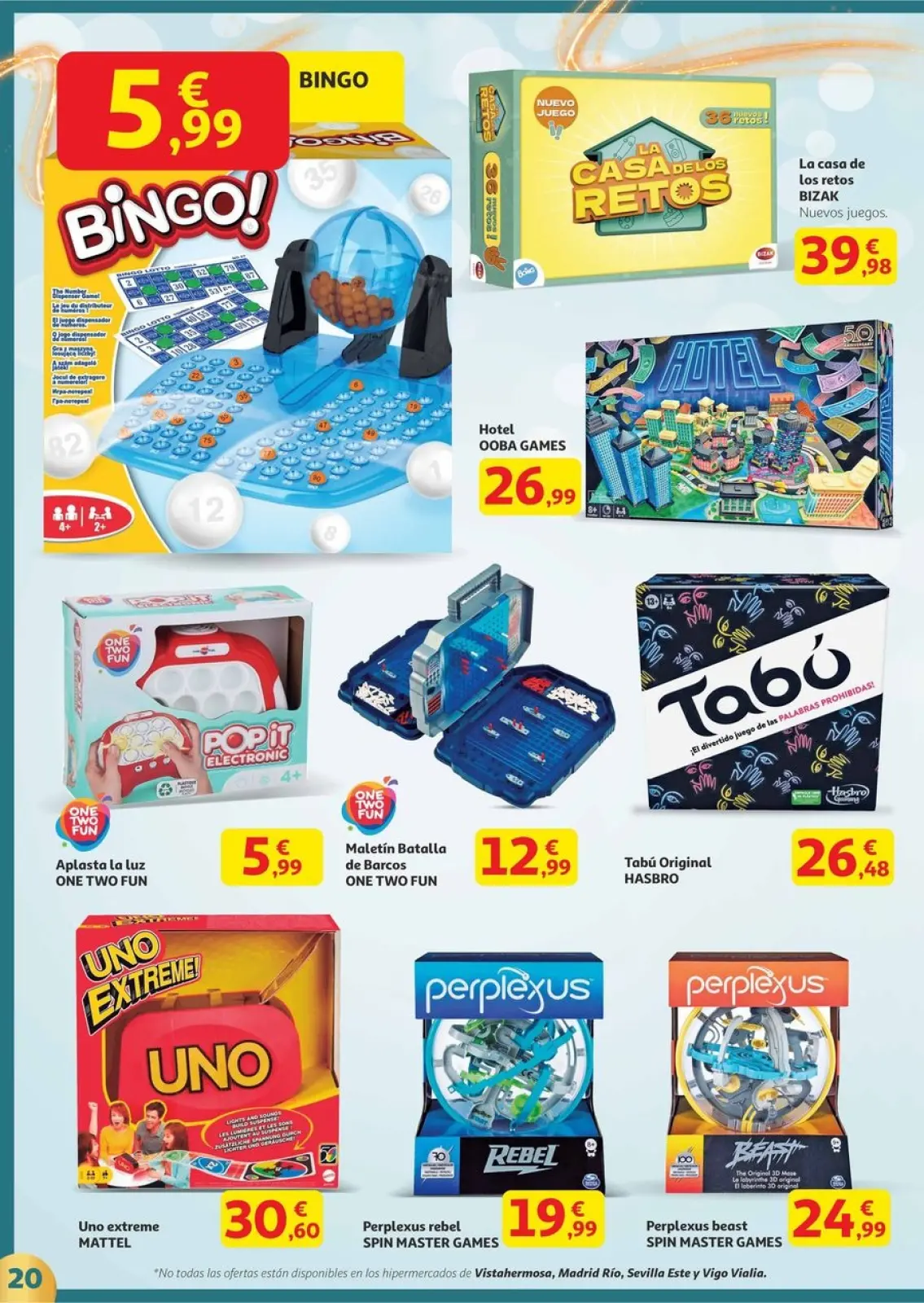 Page 20 dans OFFRES D'IDÉES DE CADEAUX chez Alcampo Espagne
