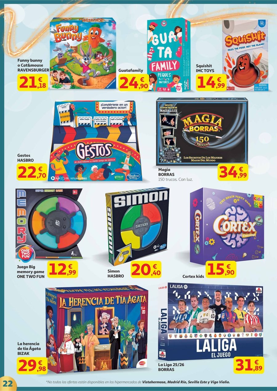 Offres Alcampo Espagne de 18 décembre à 5 janvier 2026 OFFRES D'IDÉES DE CADEAUX