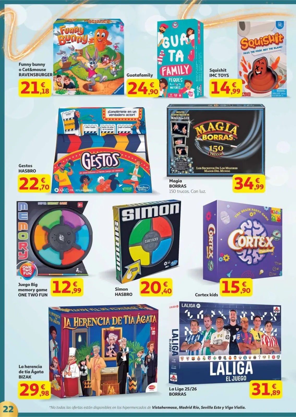 Page 22 dans OFFRES D'IDÉES DE CADEAUX chez Alcampo Espagne