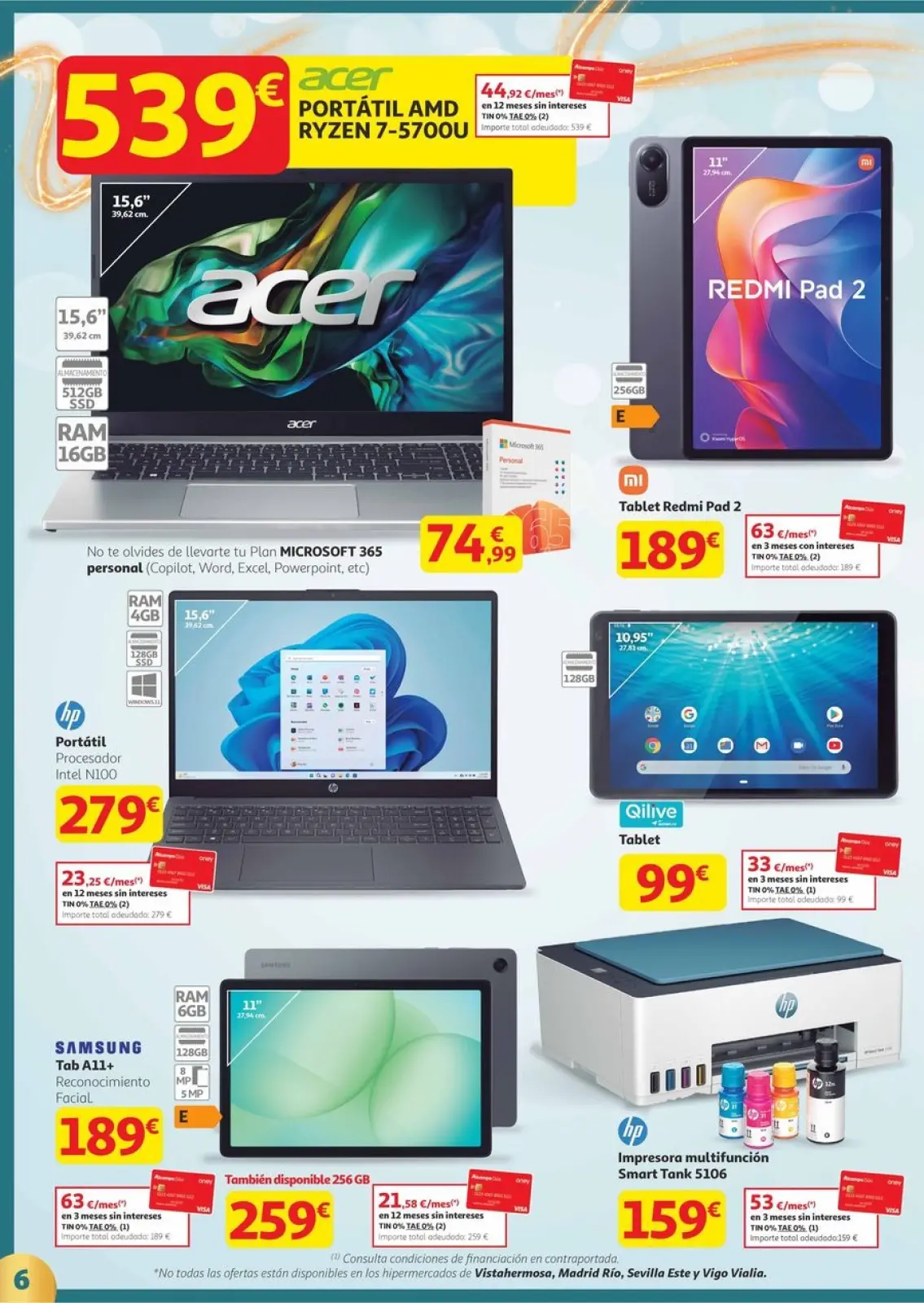 Page 6 dans OFFRES D'IDÉES DE CADEAUX chez Alcampo Espagne