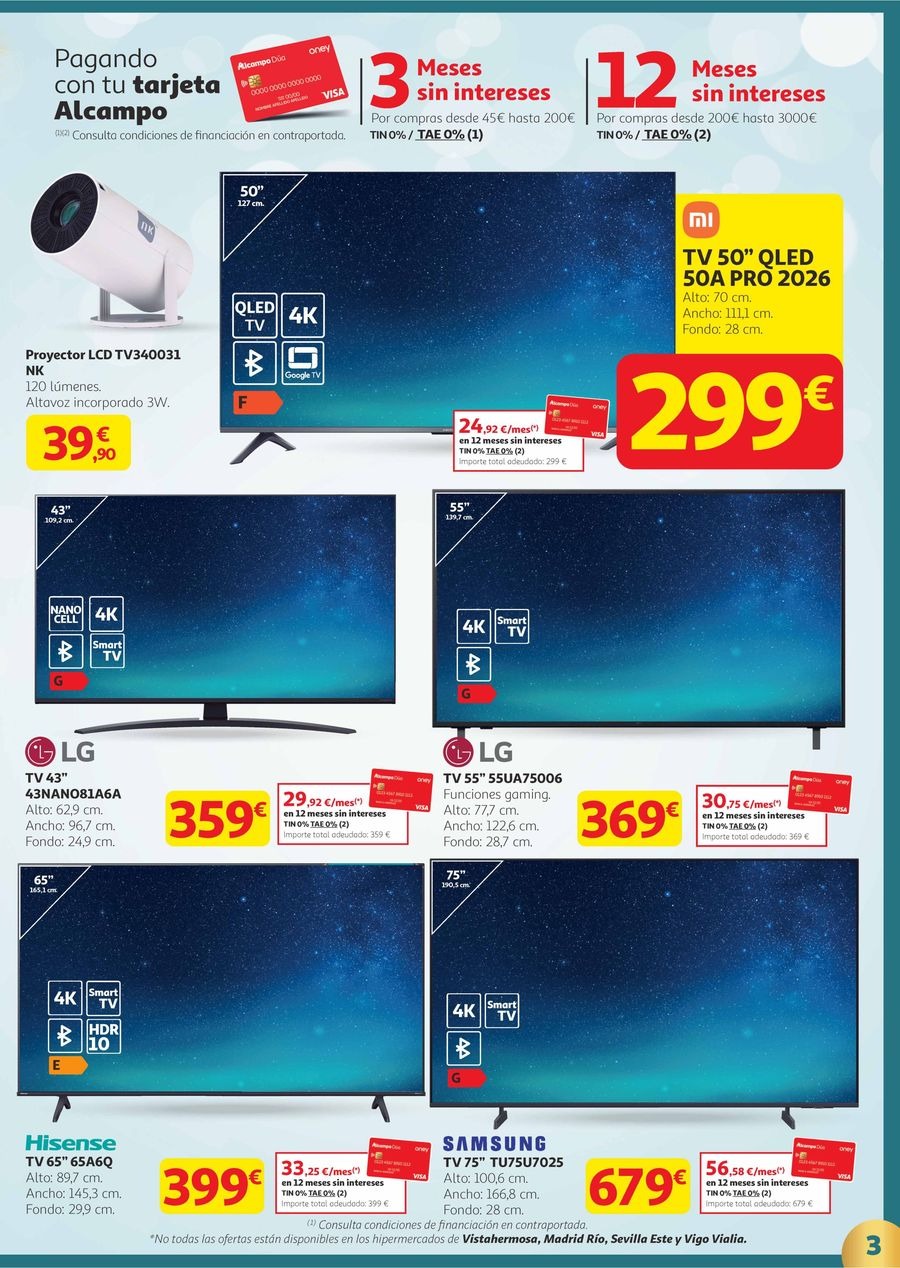 Offres Alcampo Espagne de 18 décembre à 5 janvier 2026 OFFRES D'IDÉES DE CADEAUX