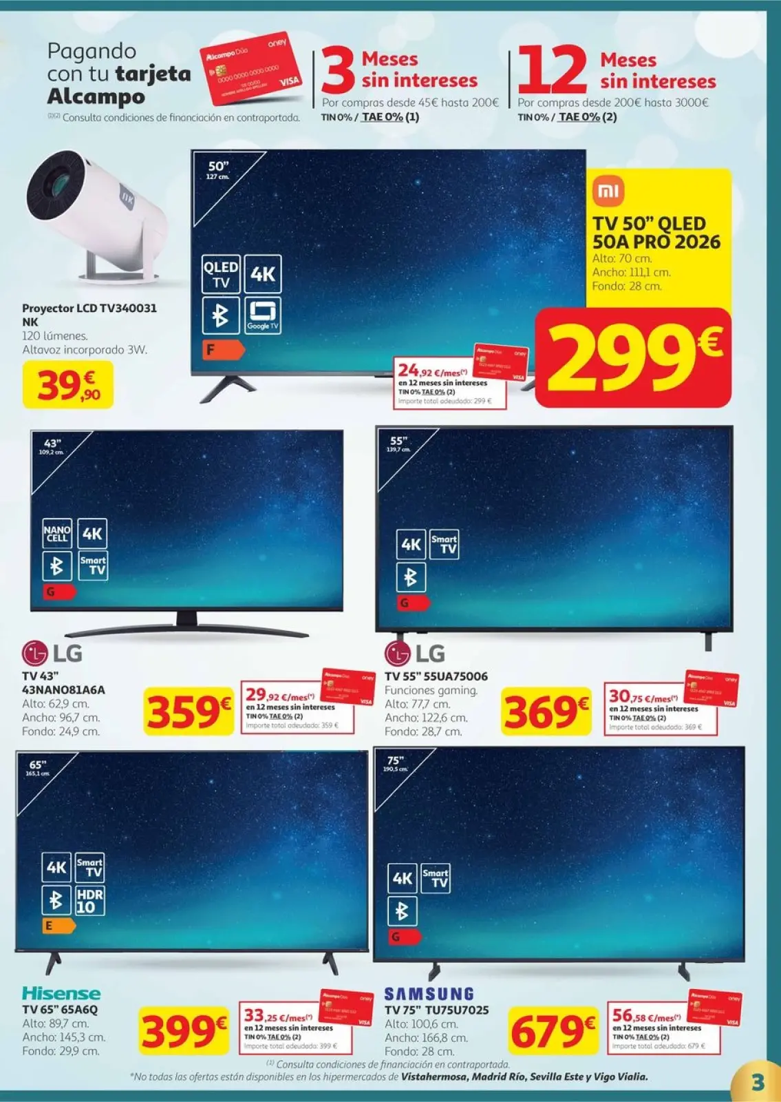 Page 3 dans OFFRES D'IDÉES DE CADEAUX chez Alcampo Espagne