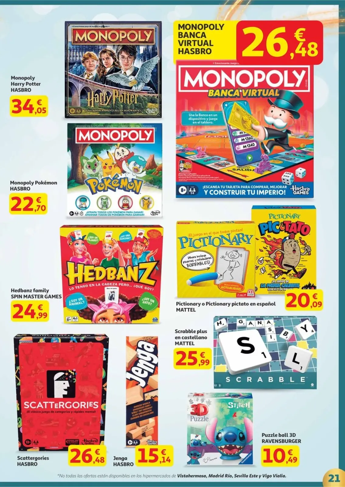 Page 21 dans OFFRES D'IDÉES DE CADEAUX chez Alcampo Espagne