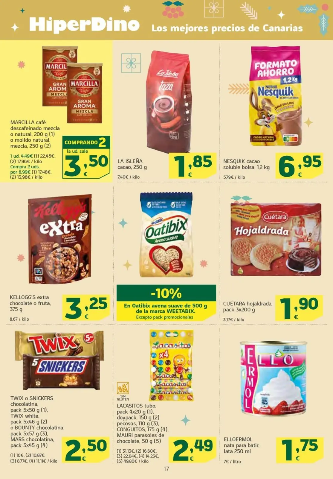 Page 17 dans Nouvelles offres chez HiperDino Espagne