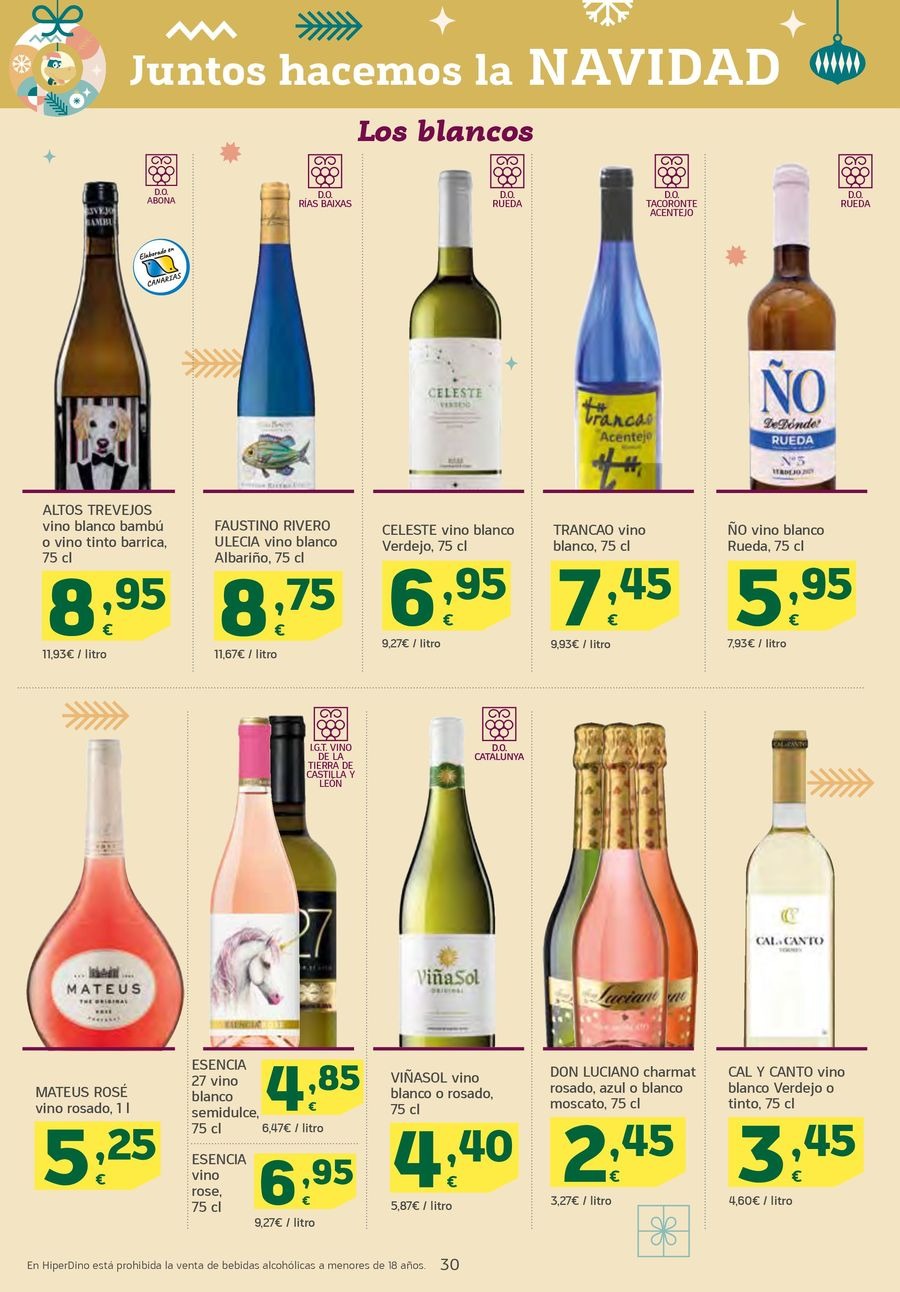 Ofertas de HiperDino España de 4 a 17 diciembre 2025 Nuevas ofertas