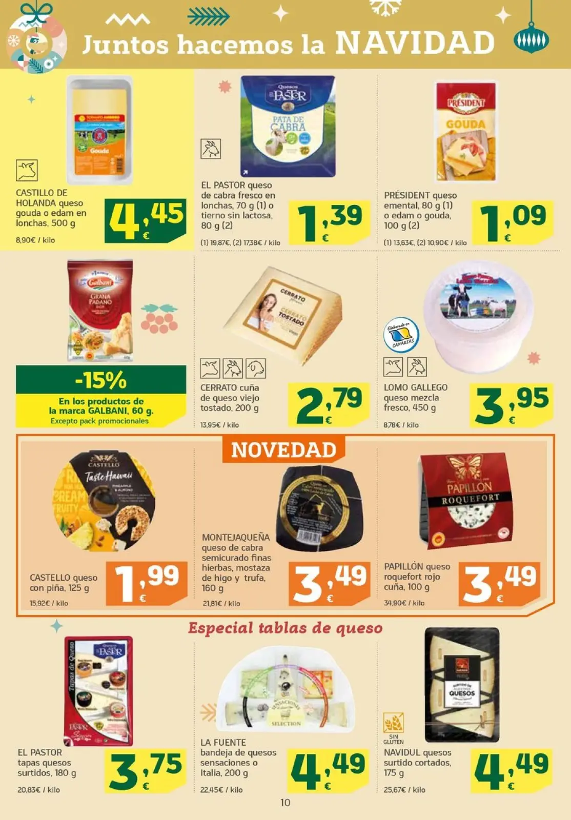 Page 10 dans Nouvelles offres chez HiperDino Espagne