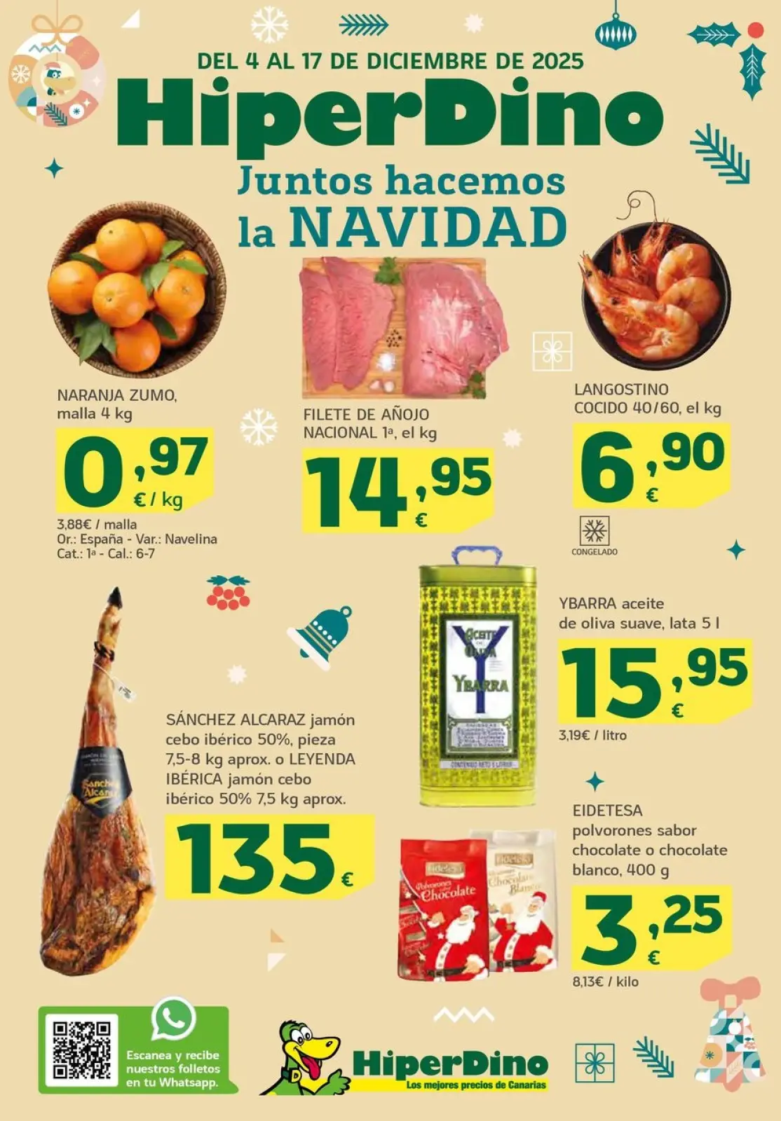 Page 1 dans Nouvelles offres chez HiperDino Espagne